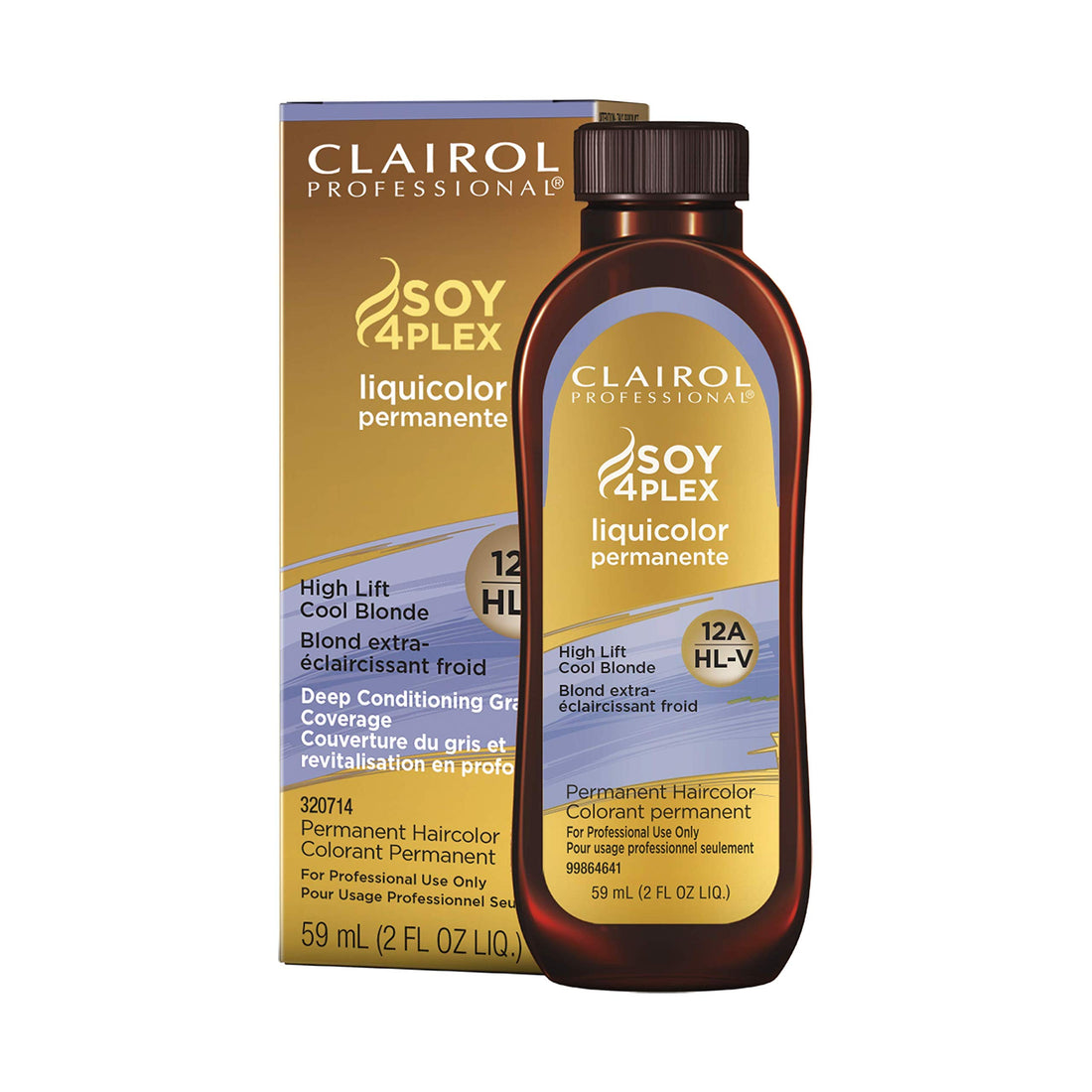 Clairol Professional Permanent Liquicolor for Hair, 12a High Lift Cool Blonde, 2 oz.