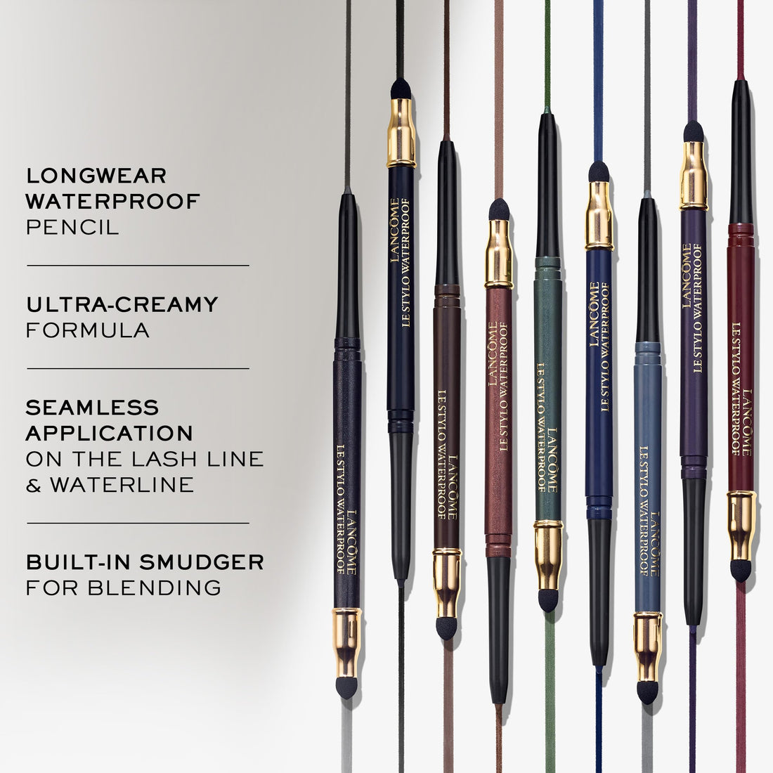 LANCME | Le Stylo Long Lasting WATERPROOF Eyeliner| Noir Intense (Black)