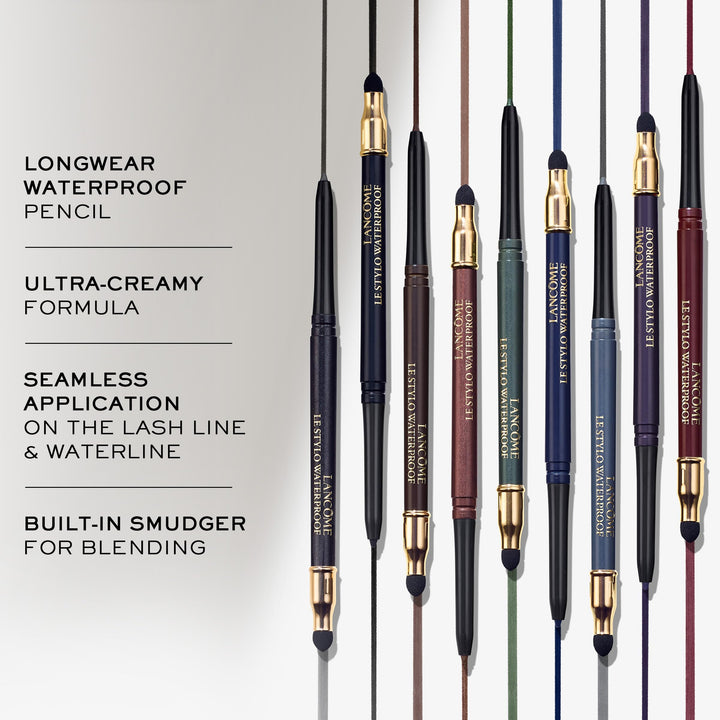 Lancôme Le Stylo Waterproof Eyeliner Pencil - Creamy & Highly Pigmented - Seamless Blending & Smudging - 04 Bronze Rich