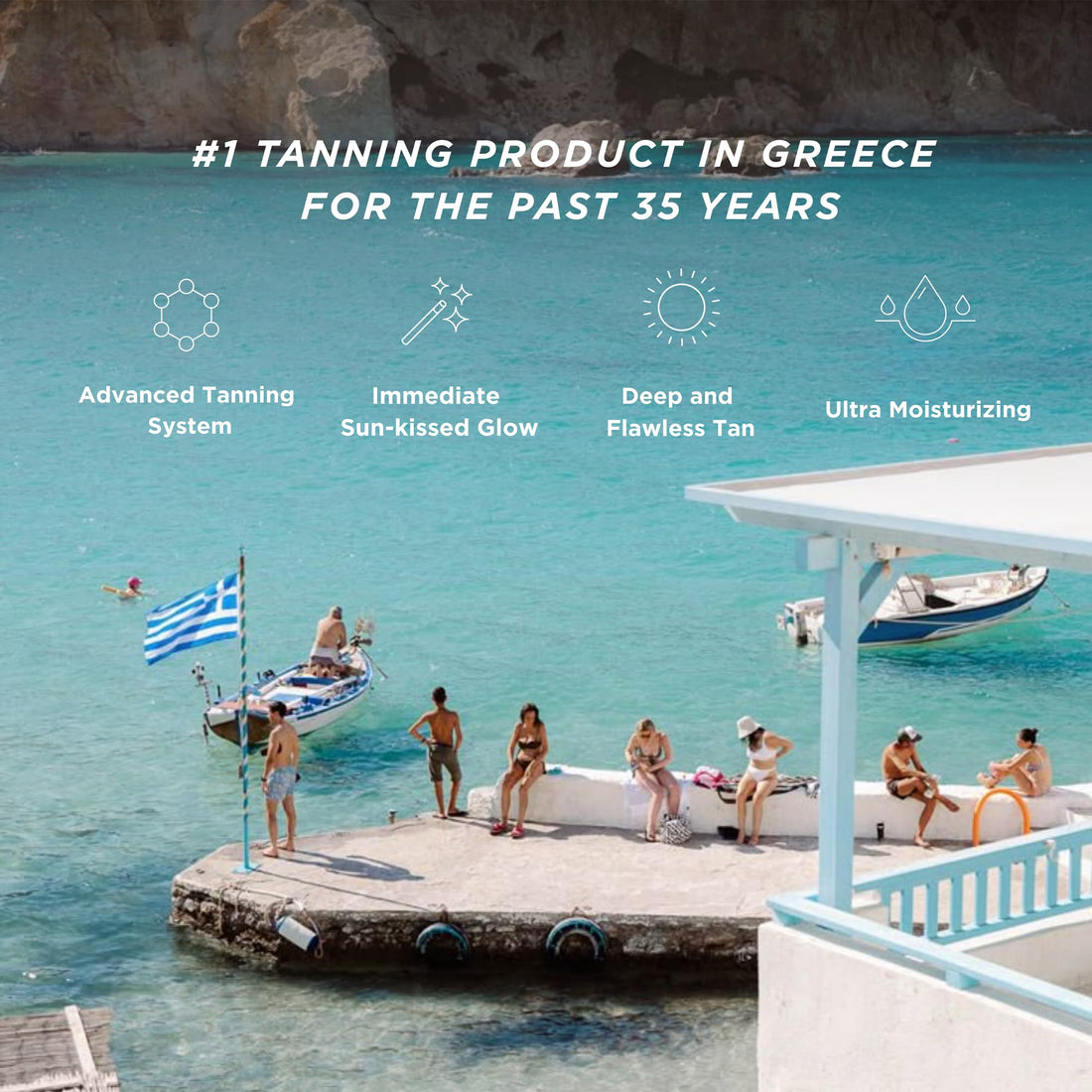 Carroten Gold Shimmer Intensive Tanning Gel | Browning Tan Accelerator | Non-Greasy, Water-Resistant with Carrot and Coconut Oil | Vitamin A & E For Moisture & Hydration | 5 Fl Oz + Spatula