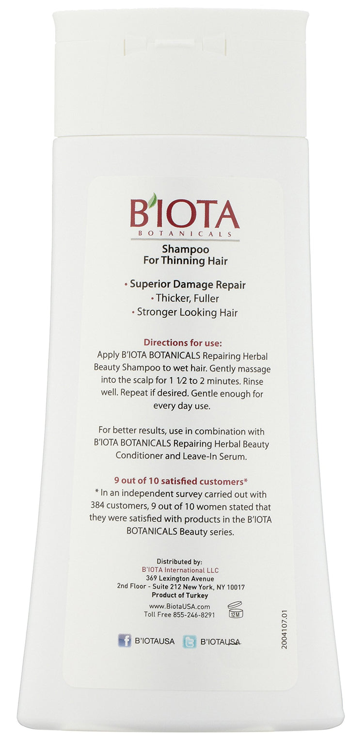 B'IOTA BOTANICALS PROACTIVE HERBAL CARE REPAIRING SHAMPOO