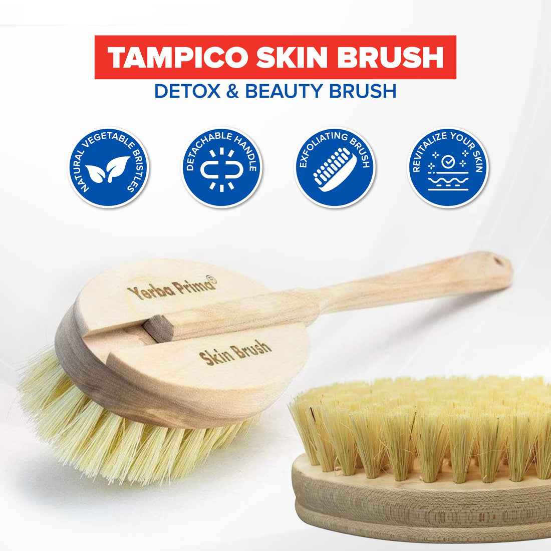Yerba Prima Tampico Skin Brush (Pack of 1)