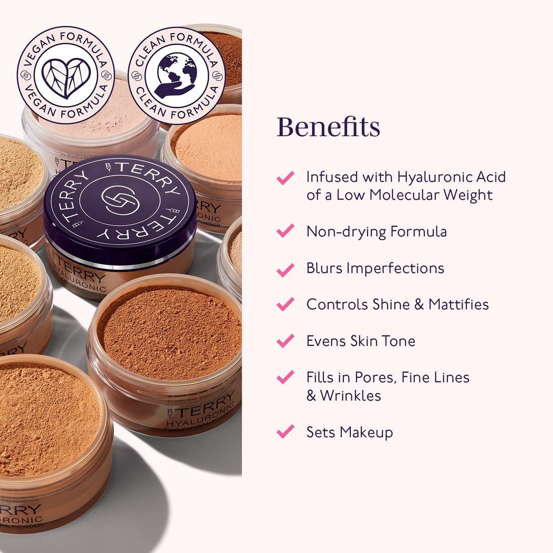 By Terry Hyaluronic Tinted Hydra Care Setting Powder - # 500 Medium Dark 10g/0.35oz
