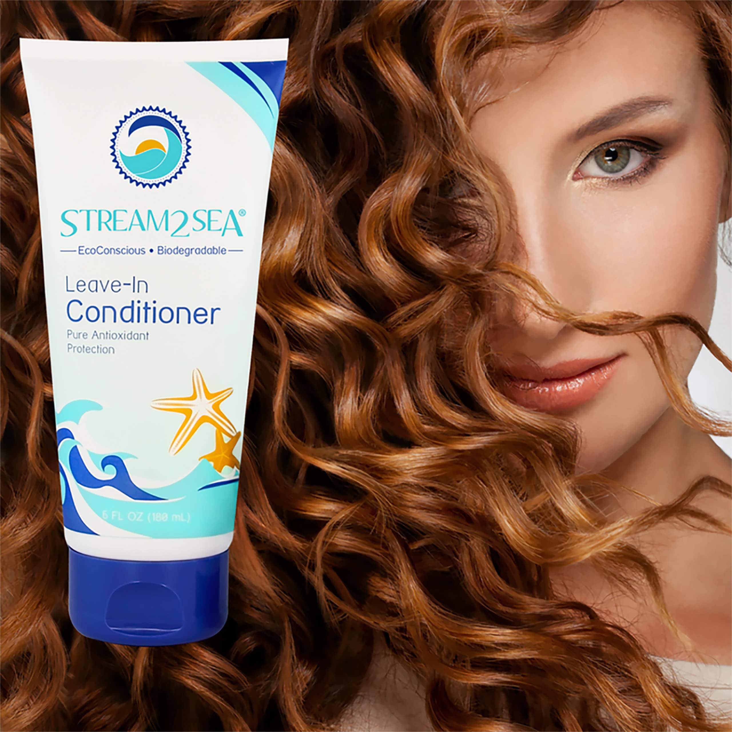 Stream2Sea Stream2Sea 6-Pack Natural Travel Sized Toiletries, 1oz Sample Size Shampoo, Conditioner, Lotion, Mineral Sunscreen SPF 20 and SPF 30 and After Sun Gel