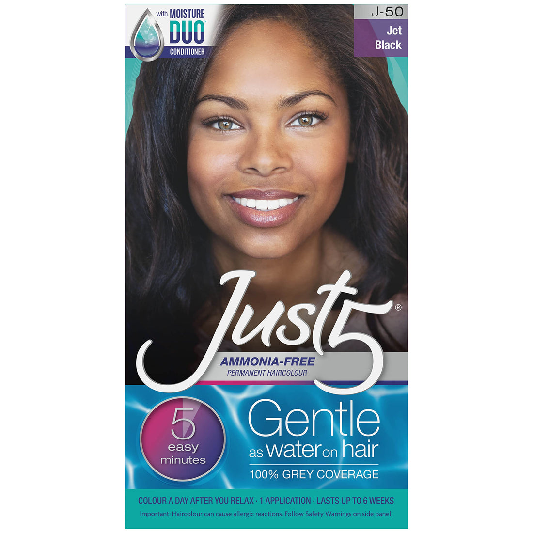 Just 5 5 Minute Colorant 1 application Natural Jet Black AD