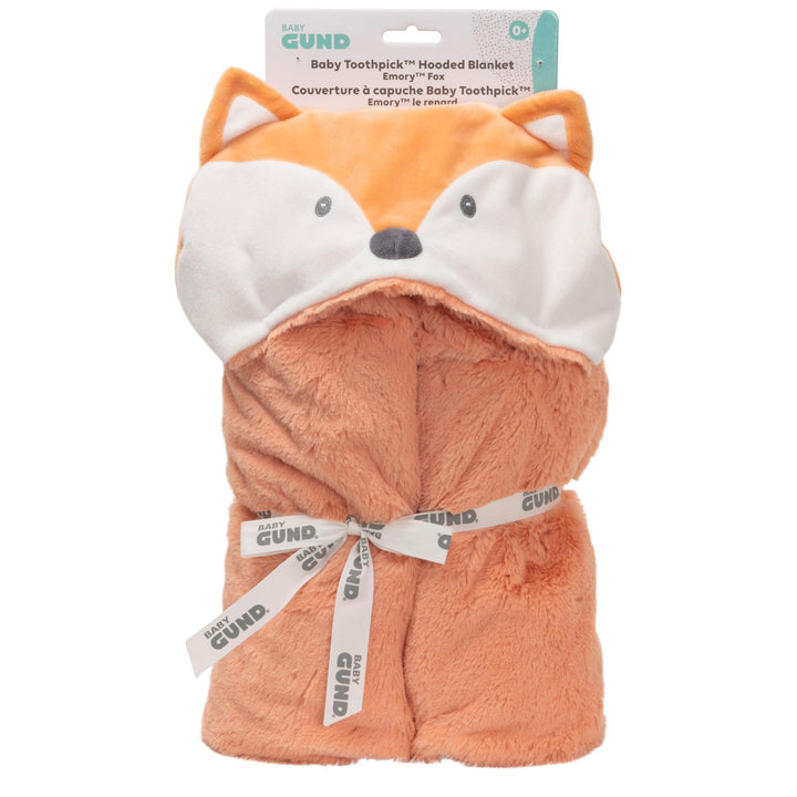GUND Baby Lilââ‚¬â„¢ Luvs Hooded Blanket, Emory Fox, Ultra Soft Plush Security Blanket for Babies and Newborns