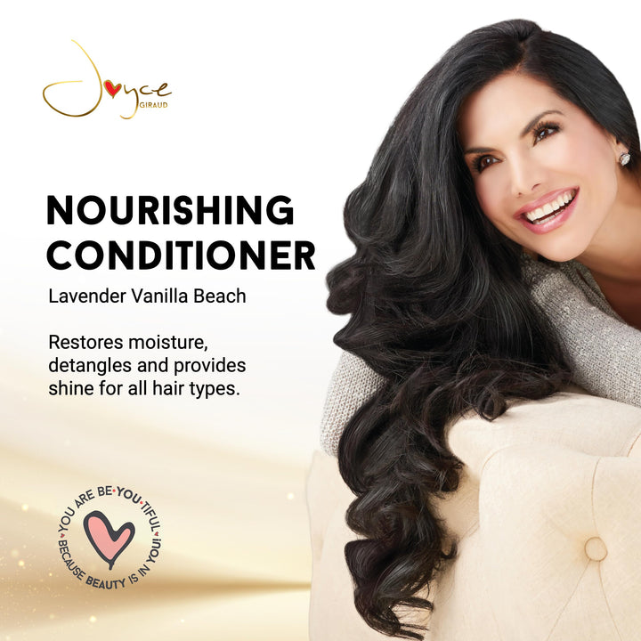 Joyce Giraud Nourishing Conditioner, Lavender Vanilla Beach, Restores Moisture & Adds Shine, 8 Fl. Oz
