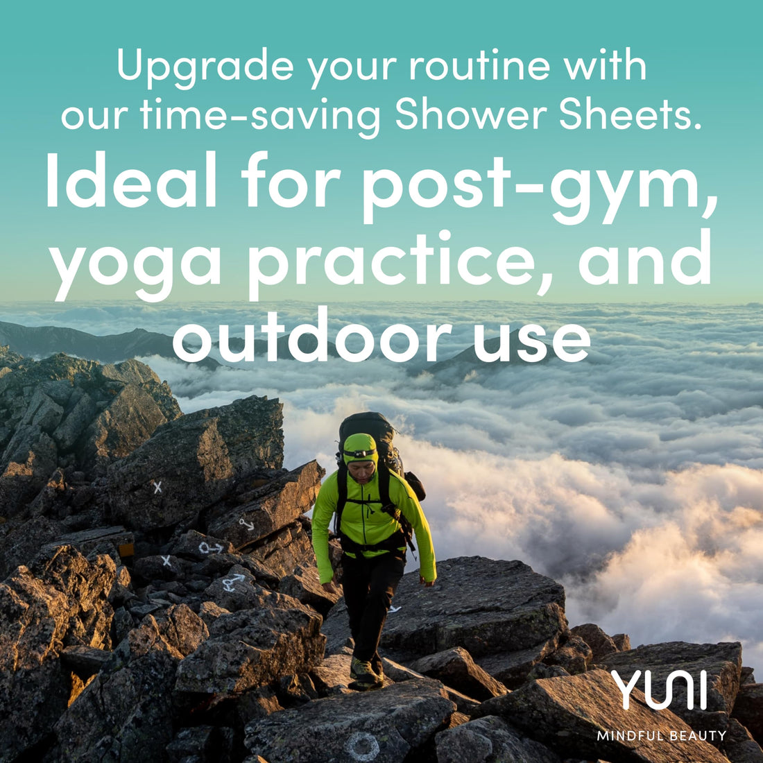 Yuni - Shower Sheet Body Wipes 12 Wipe(S)