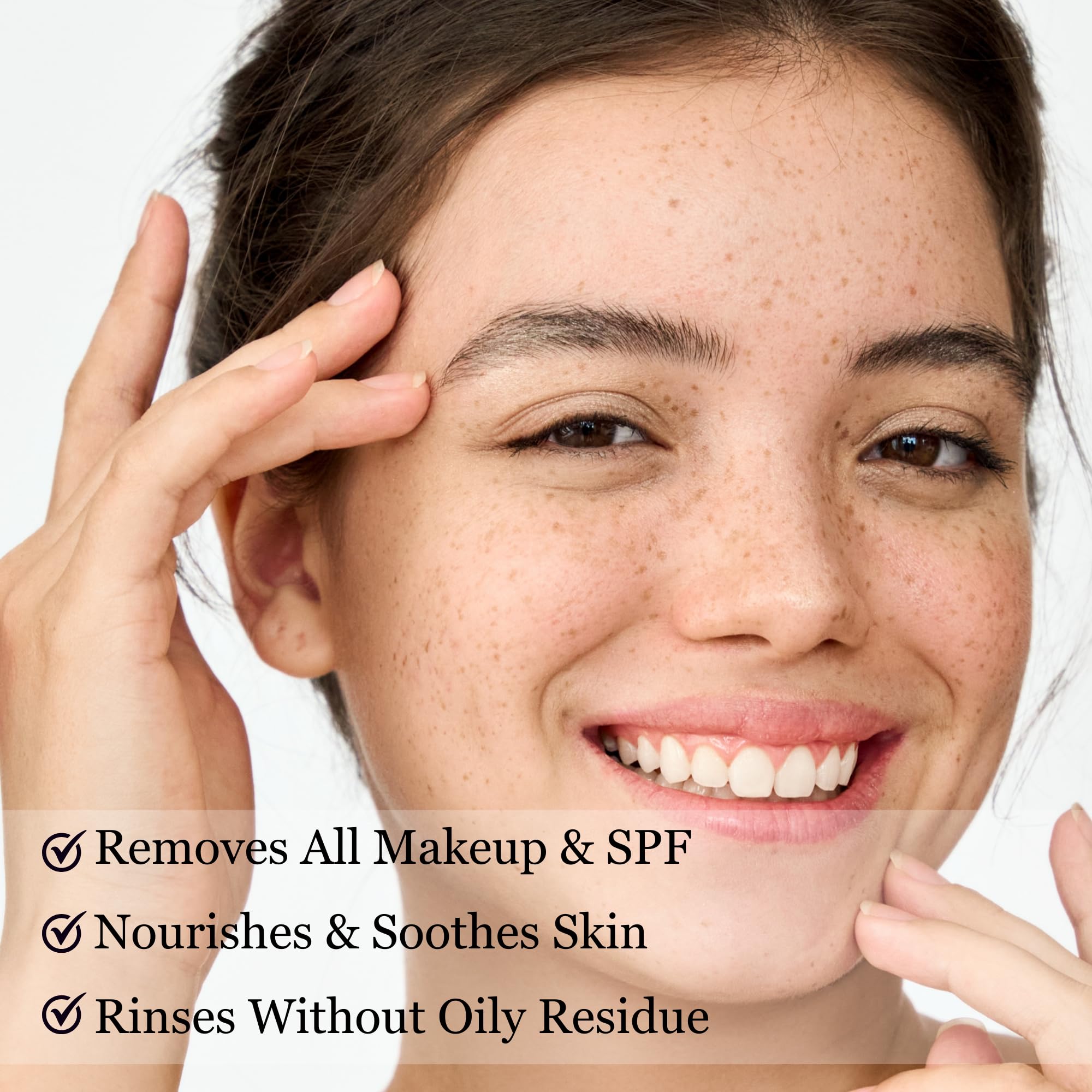 mivida Makeup Melting Cleansing Balm | Instantly Dissolves Waterproof Makeup & Impurities | Deep Cleansing Balm with Ceramides, Vitamin E & Hyaluronic-Acid | Soothes Skin | Value Size 3.5 fl oz