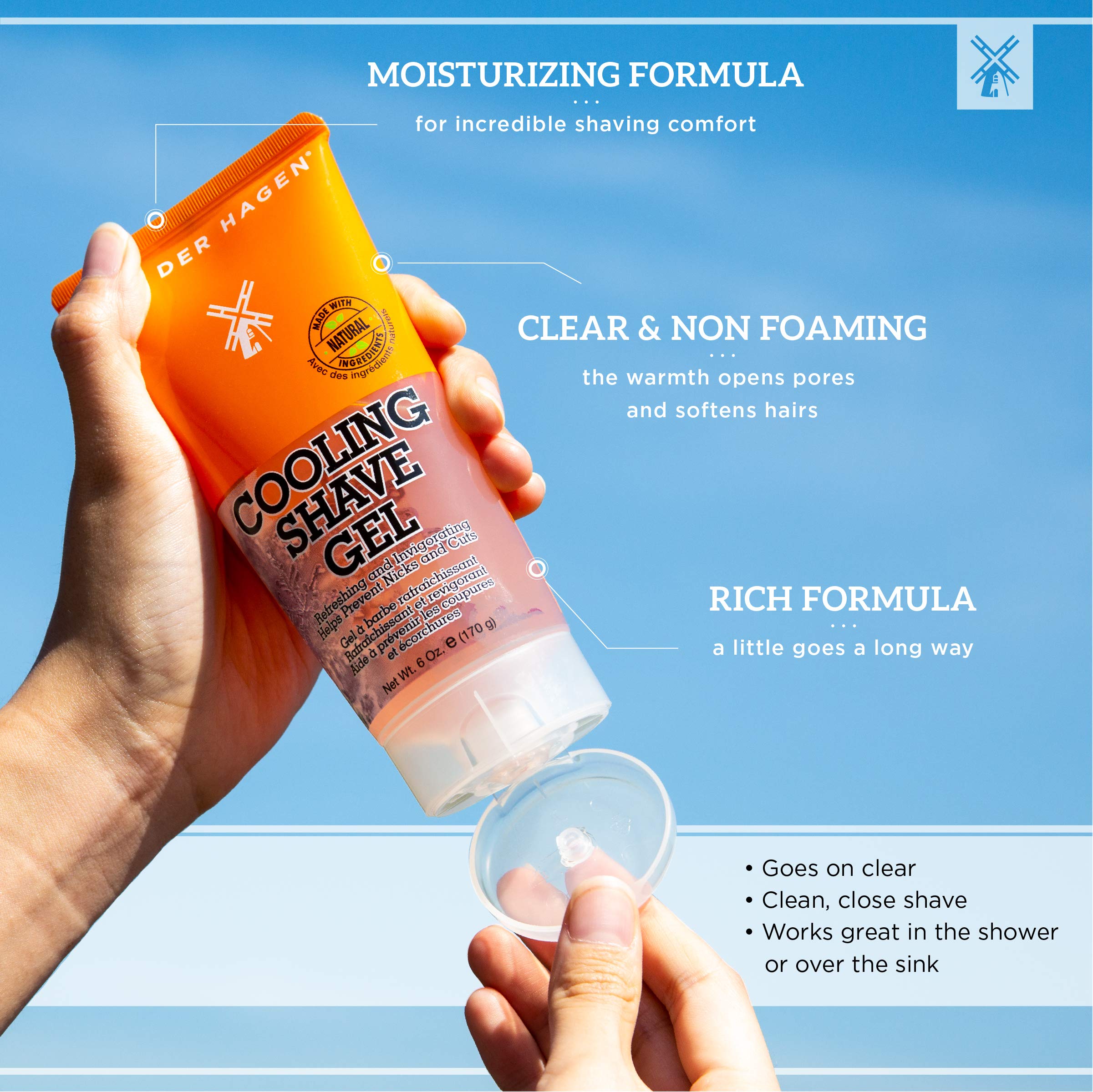 Van der Hagen Cooling shave gel