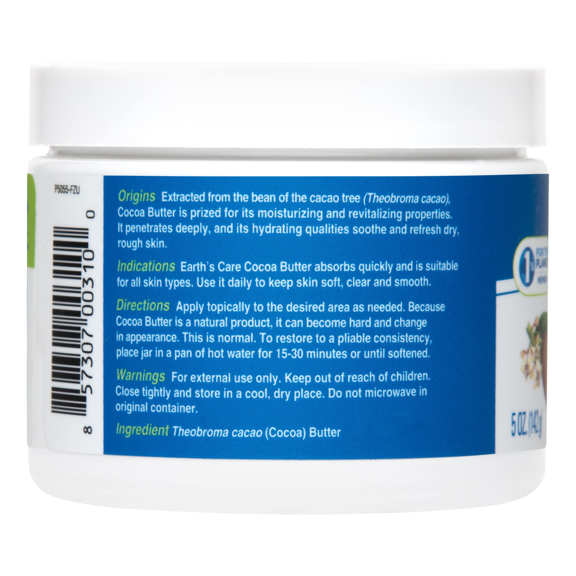 Earth's Care Cocoa Butter, 5 oz