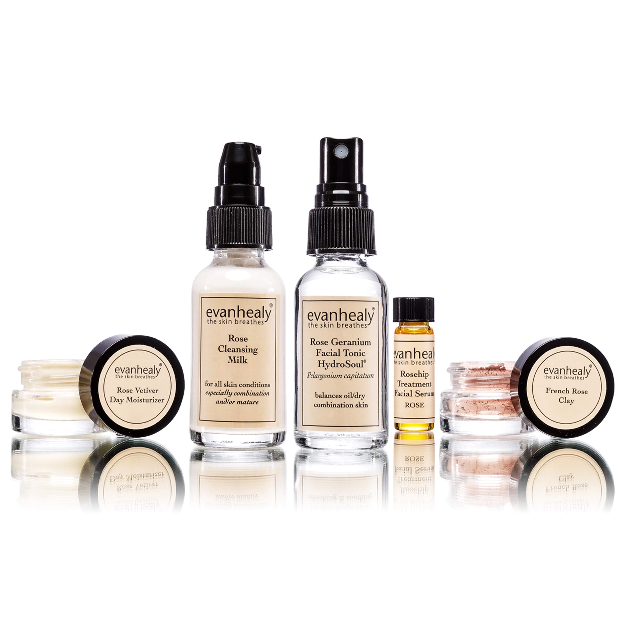 Evan Healy Rose Face Care Kit
