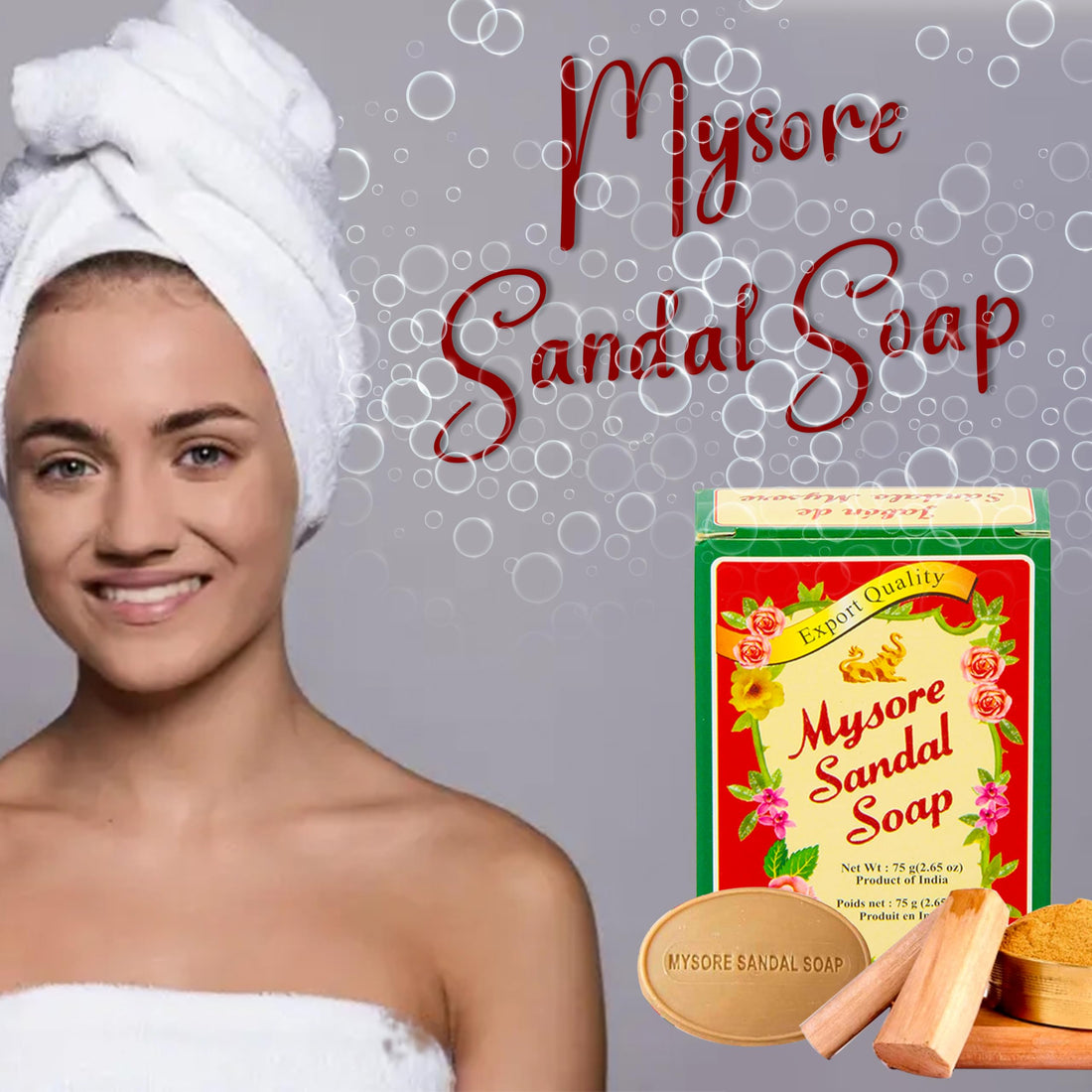 Mysore Sandal Soap 75Gm Box, (Pack Of 12)