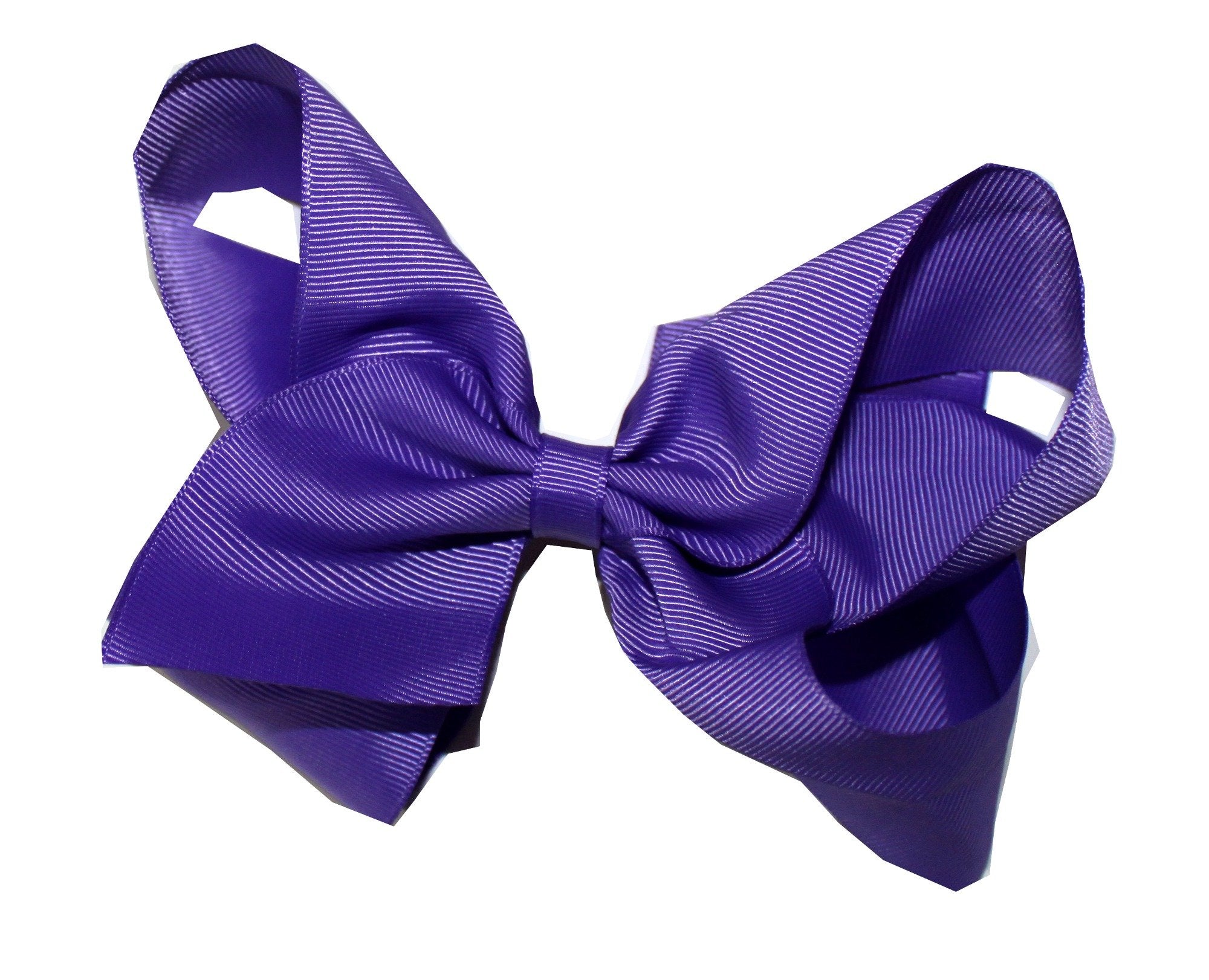 K&M Large 6 Hair Bows with Alligator Clip Set of 10 Grosgrain Ribbon (Back to School in Style)