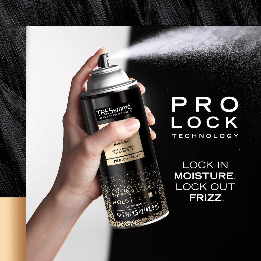 Unilever Extra Hold Hairspray for 24Hr Frizz Control with Pro Lock Tech 1.5 oz