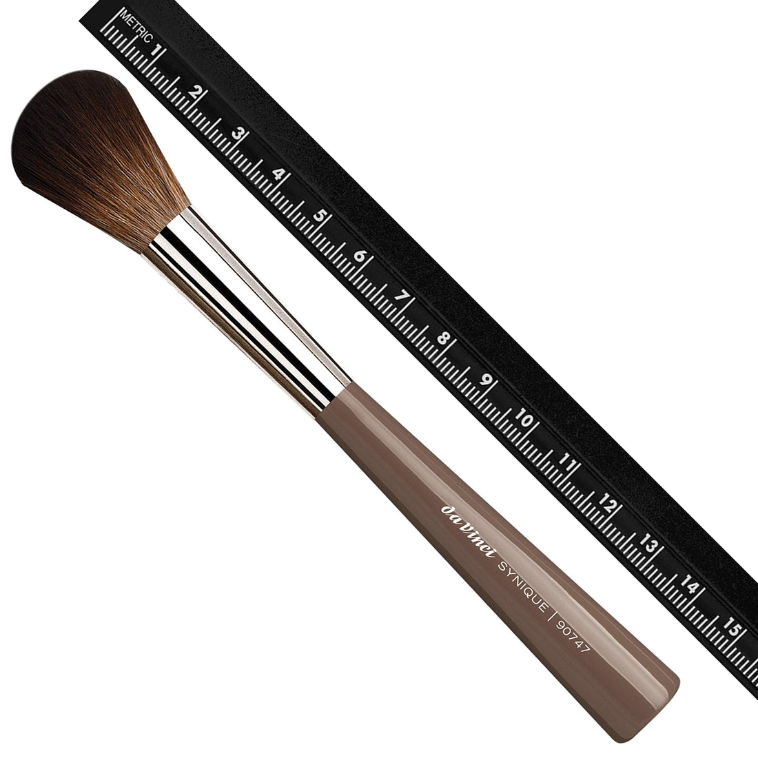 da Vinci Cosmetics Series 90747 Synique Blusher Brush, Round Synthetic, 1.87 Ounce