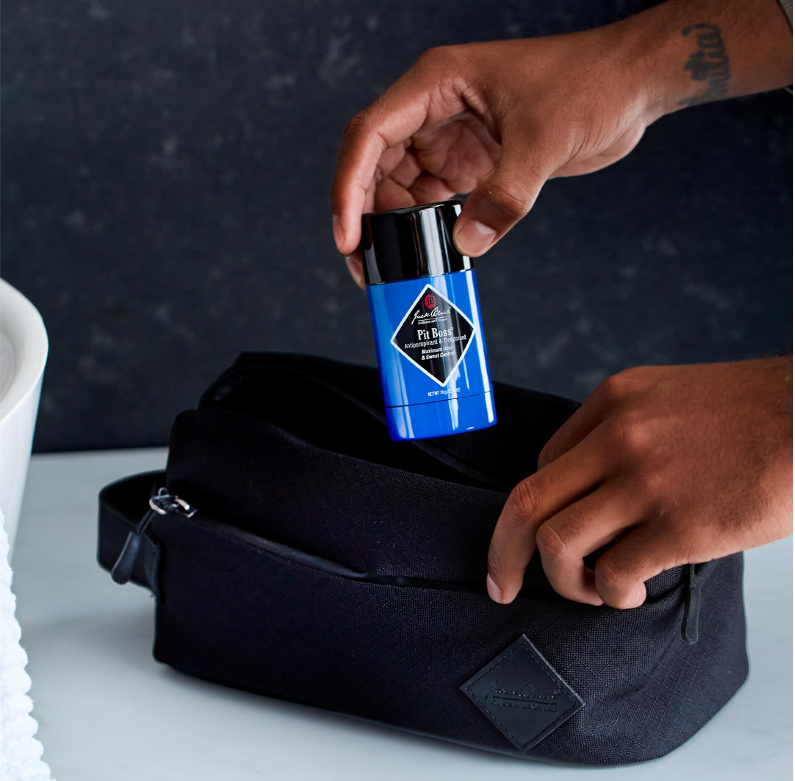 Jack Black Pit Boss Mens Deodorant Antiperspirant - Deodorant Men Sensitive Skin, Antiperspirant for Men, Mens Gifts for Christmas, Gifts for Men, Mens Stocking Stuffers, Stocking Stuffer for Men