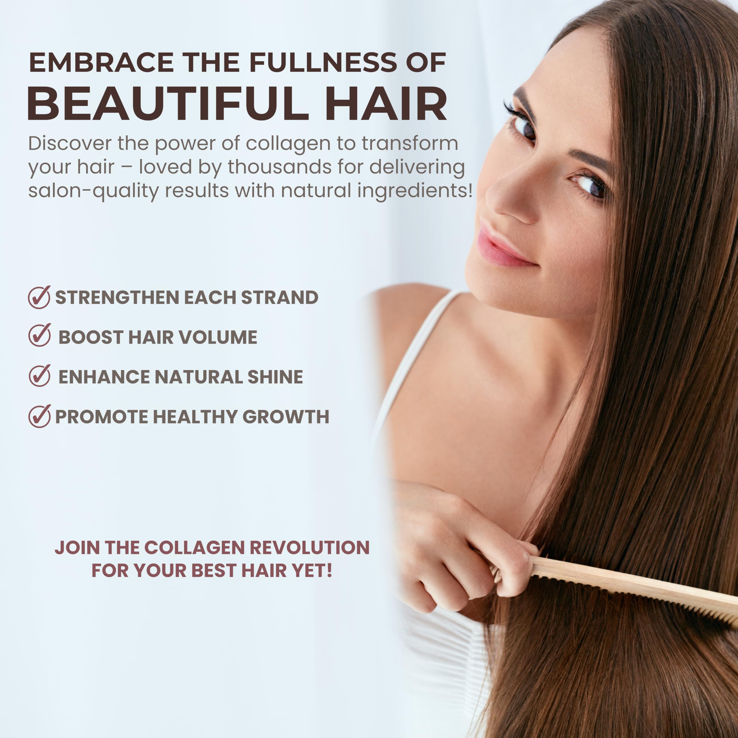 LUXURY TREND Women's Collagen Shampoo, for Hair Thickening & Growth, 33.8 oz