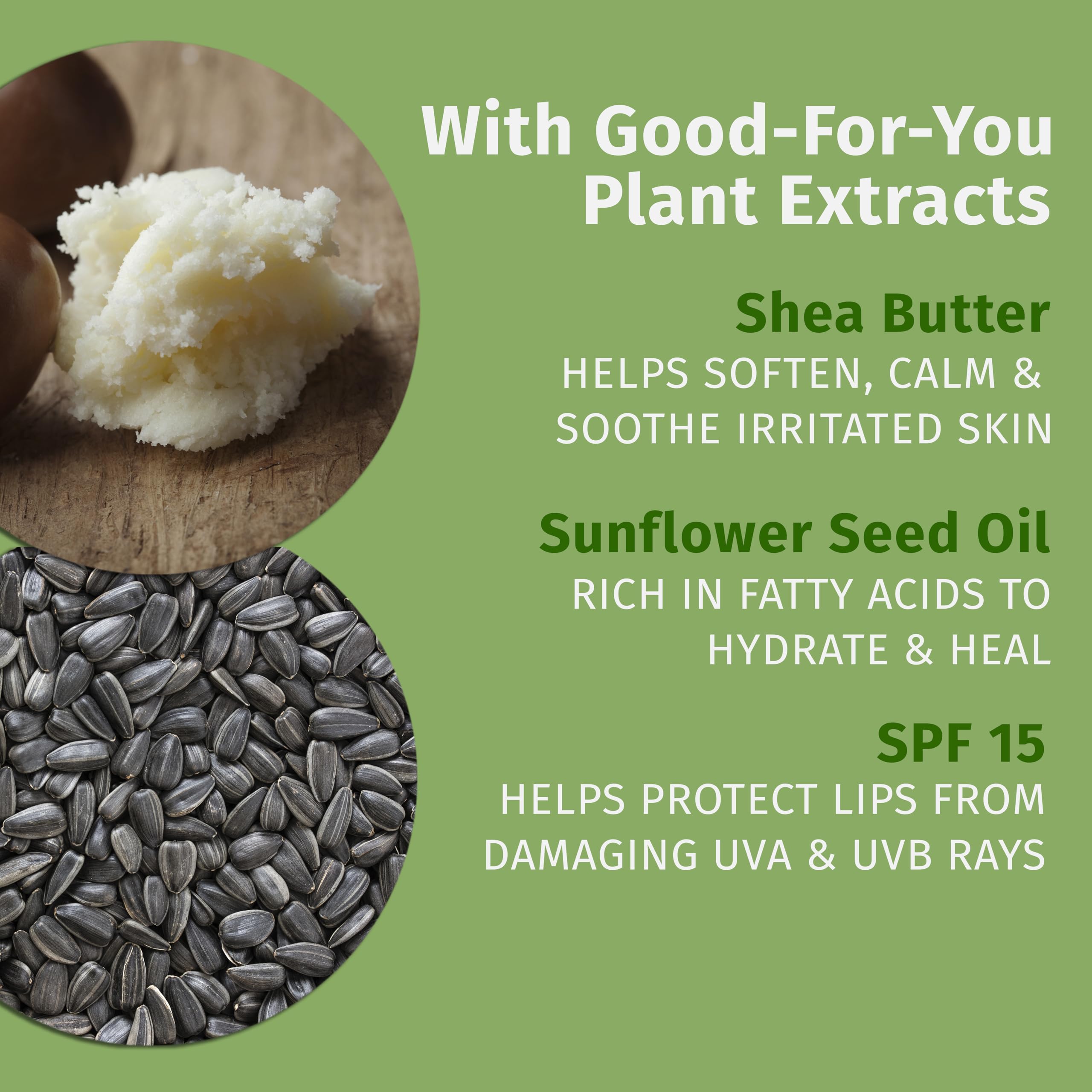 Hempz SPF 15 Lip Balm, Sweet Pineapple & Honey Melon Herbal Soothing Lip Care, for Men or Women .44 oz.