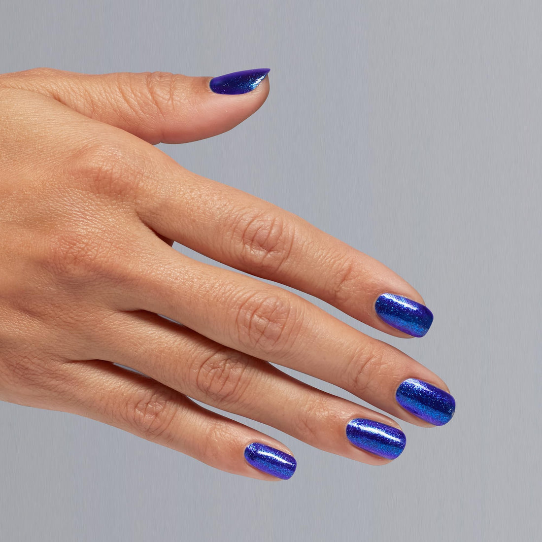 OPI Nail Lacquer Scorpio Seduction | Opaque Dark Blue Shimmer Chip Resistant Nail Polish | Big Zodiac Energy Collection