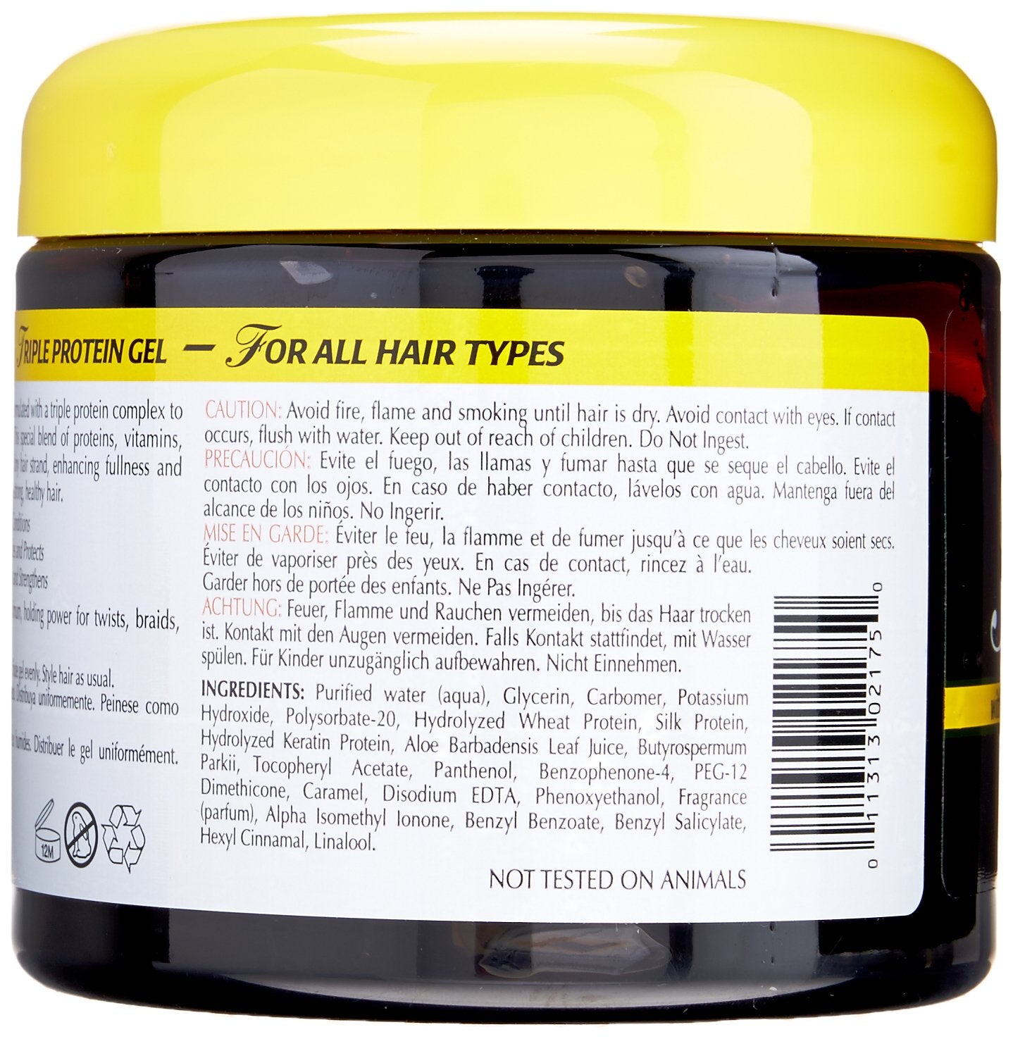 Fantasia Thick N Shine Stay Styling Gel, 16 Ounce