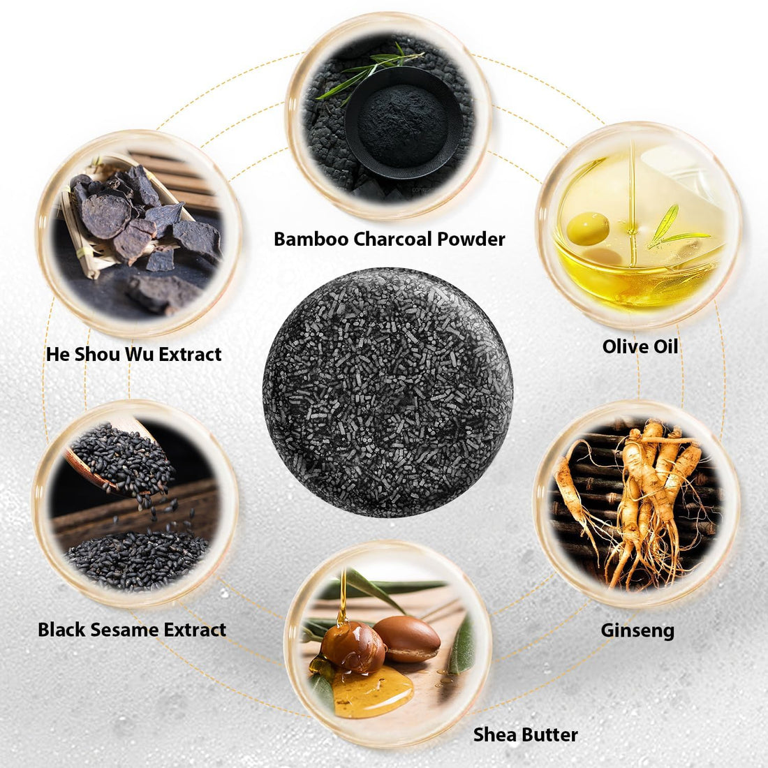 Hogitpe Gray Hair Reverse Bar,Mane Gray Reverse Bar, Shampoo Soap for Women and Men (2 PCS)