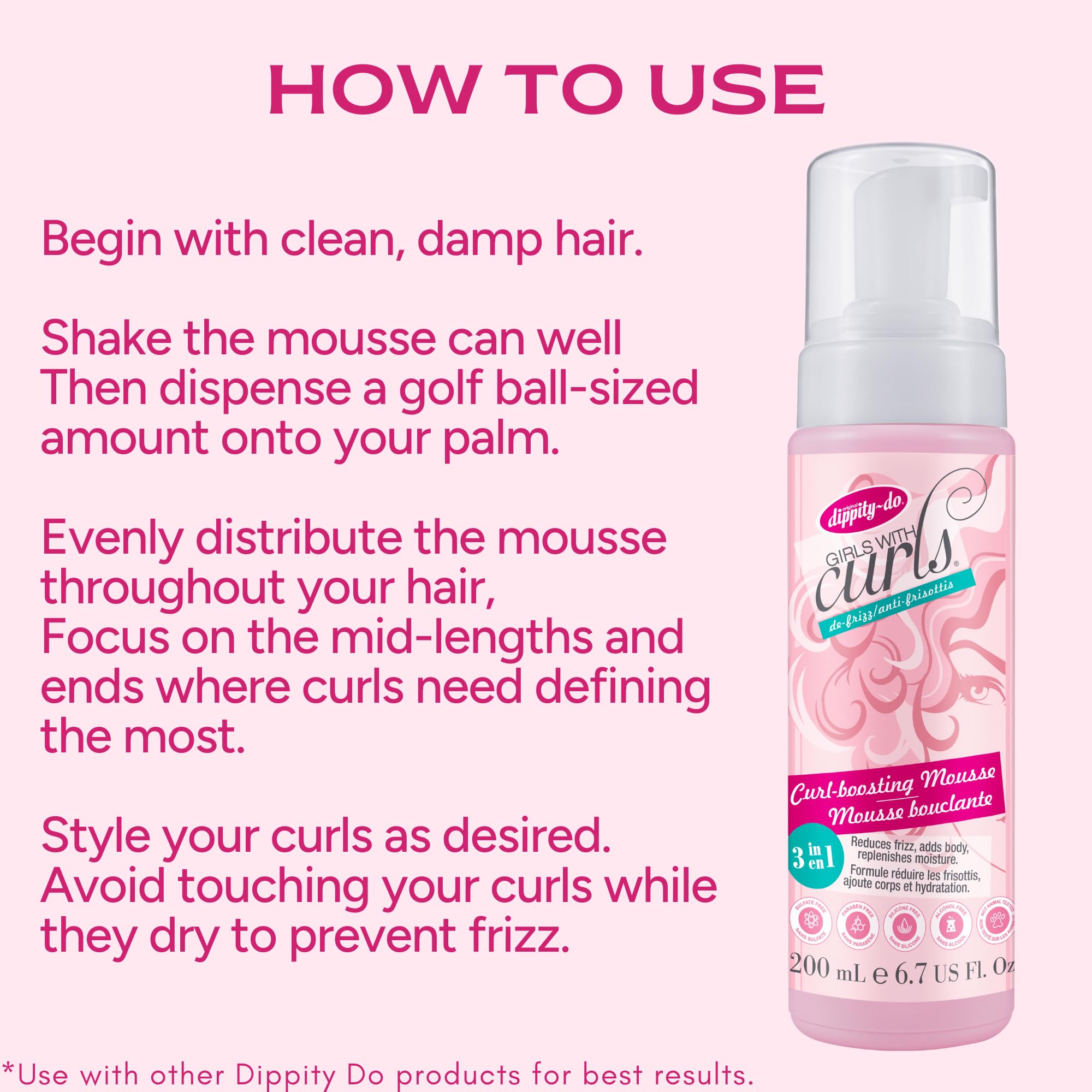 Dippity-Do Girls with Curls Enhancing Mousse