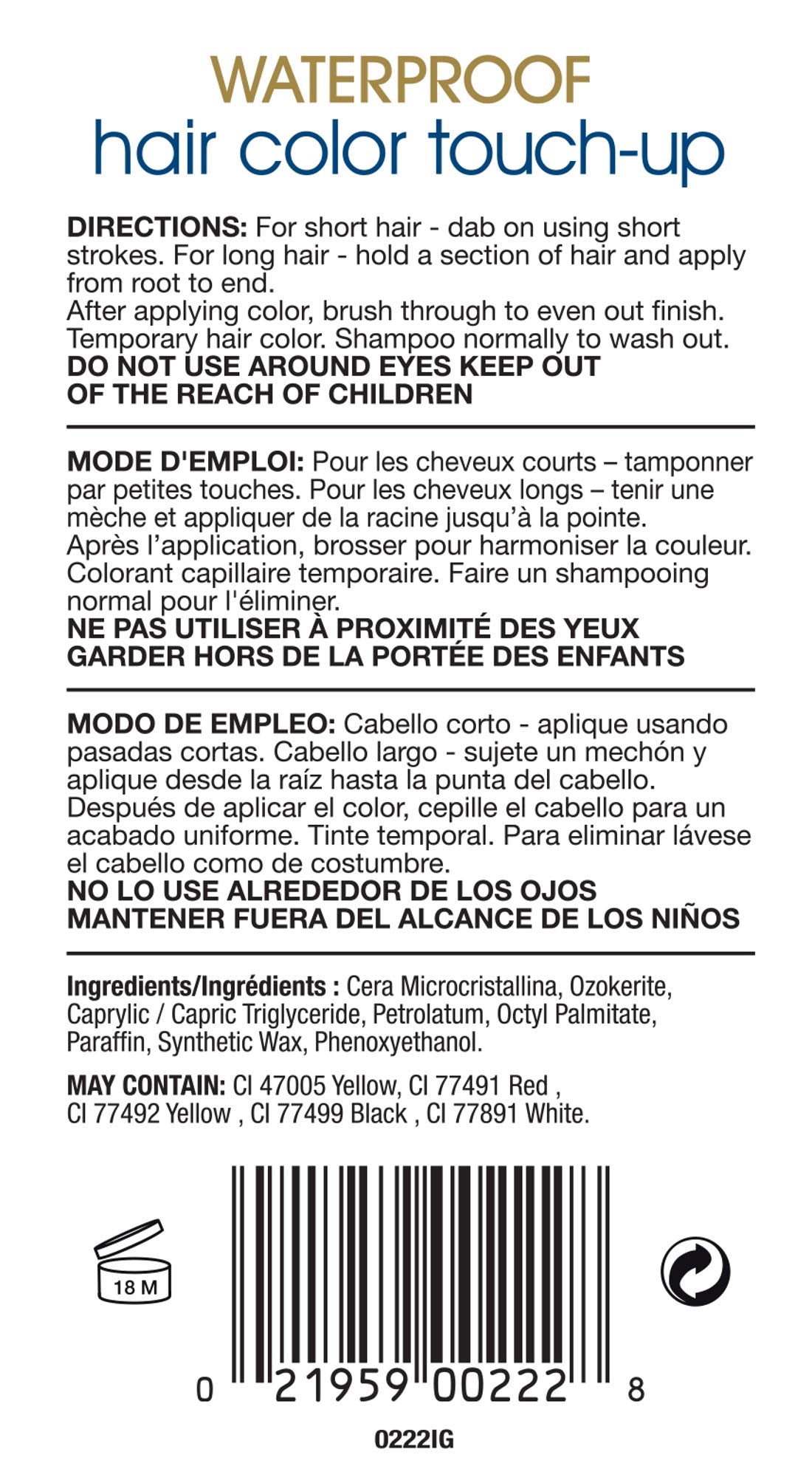 Cover Your Gray Waterproof Chubby Pencil - (Medium Brown)