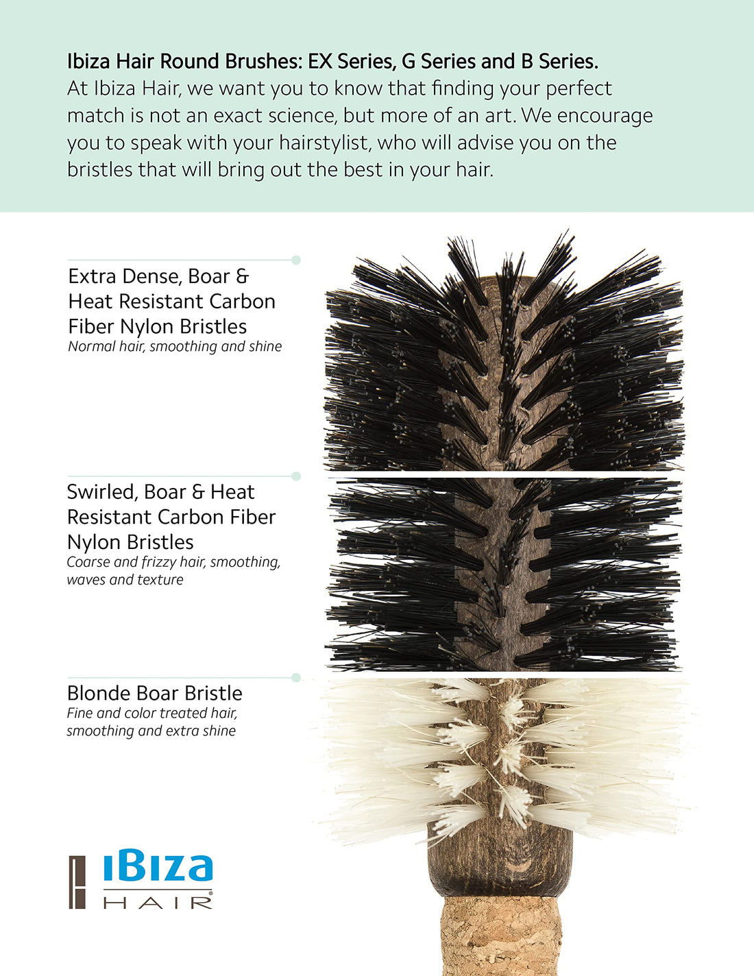 Ibiza Hair G Series Brush, G5