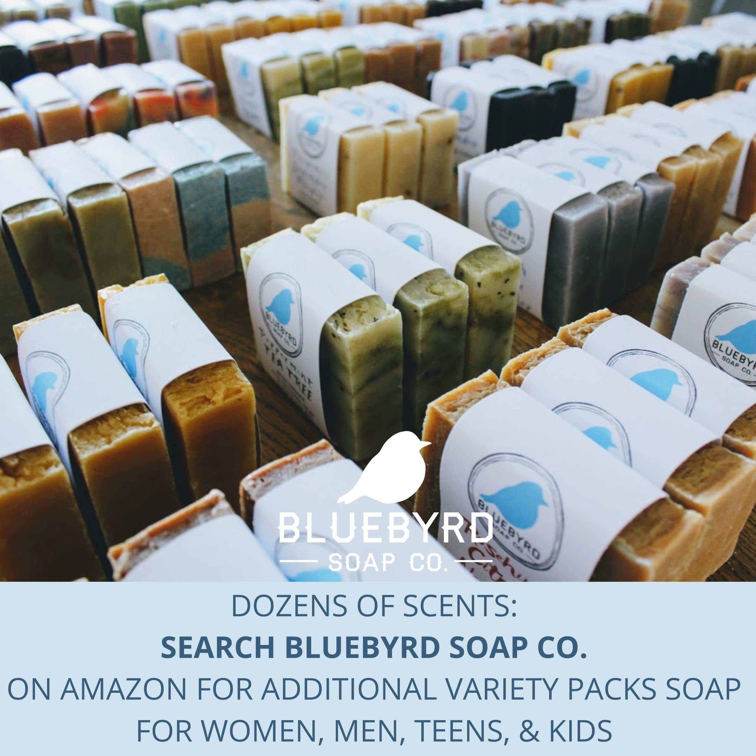 Bluebyrd Soap Co. Boardwalk Soap Bar for Kids | Handmade Artisan Soap Bar for Kids & Teens | Sea Salt Beach | Organic Olive Oil Soap, Organic Shea Butter | Vegan Natural Body Wash (Boardwalk)