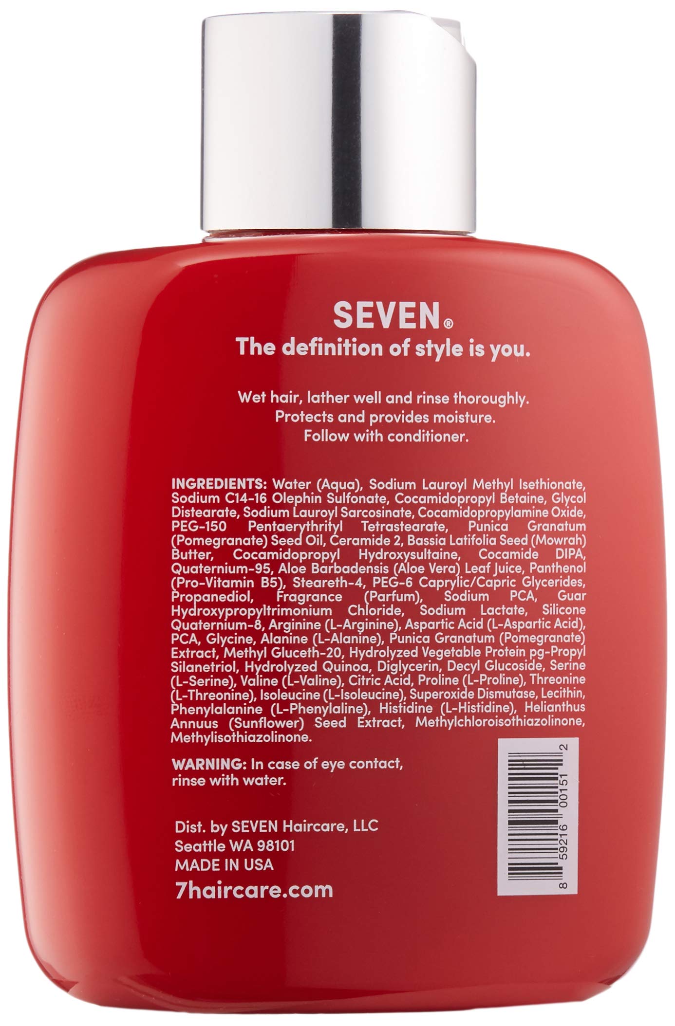 SEVEN SEVEN Rinzu Color Shampoo, 10.8 fl. oz.