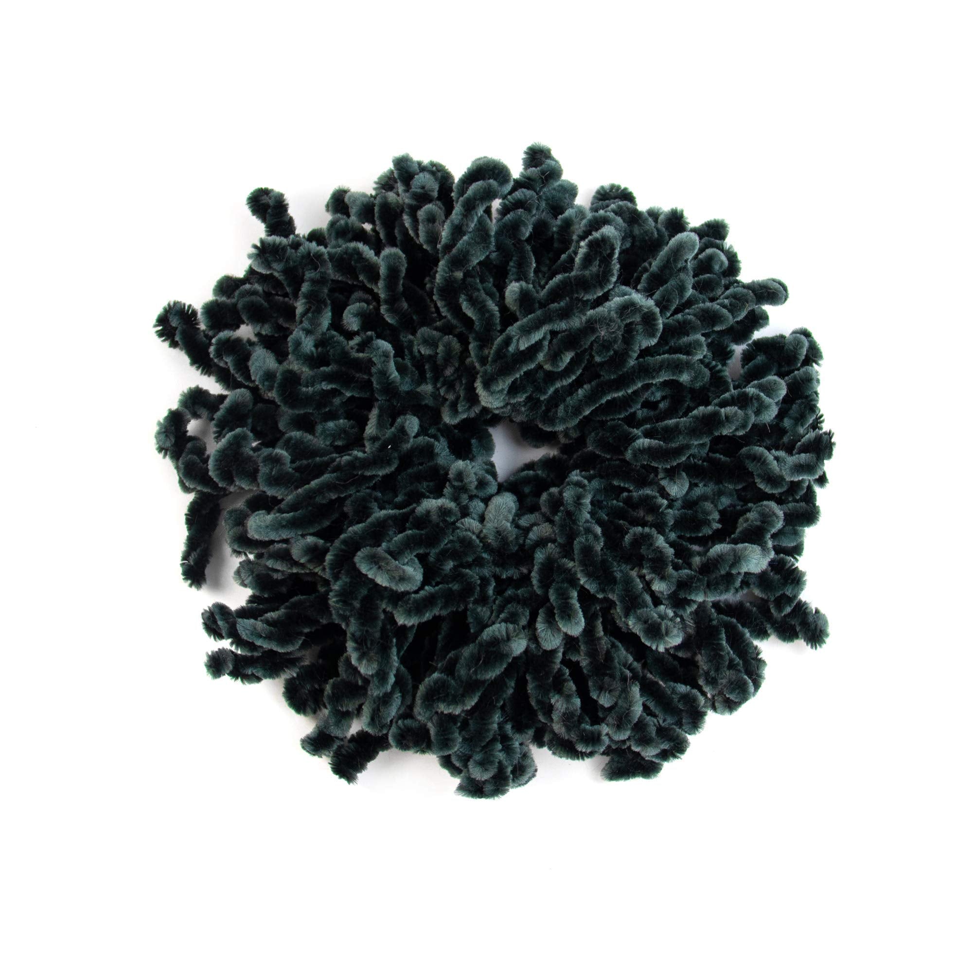 AUEAR, 2 Pack Hair Scrunchie Headwear Hair Tie Ring Plain Big Hairbands for Women (Black and Gray)