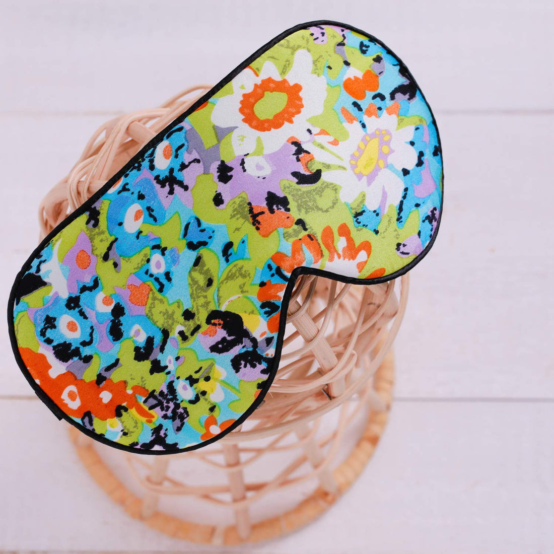 #17: Maxfeel 100% Pure Silk Eye Mask Sleep Eye Mask Eye Cover Eyeshade Sleeping Eye Mask Printed Colors (#17)