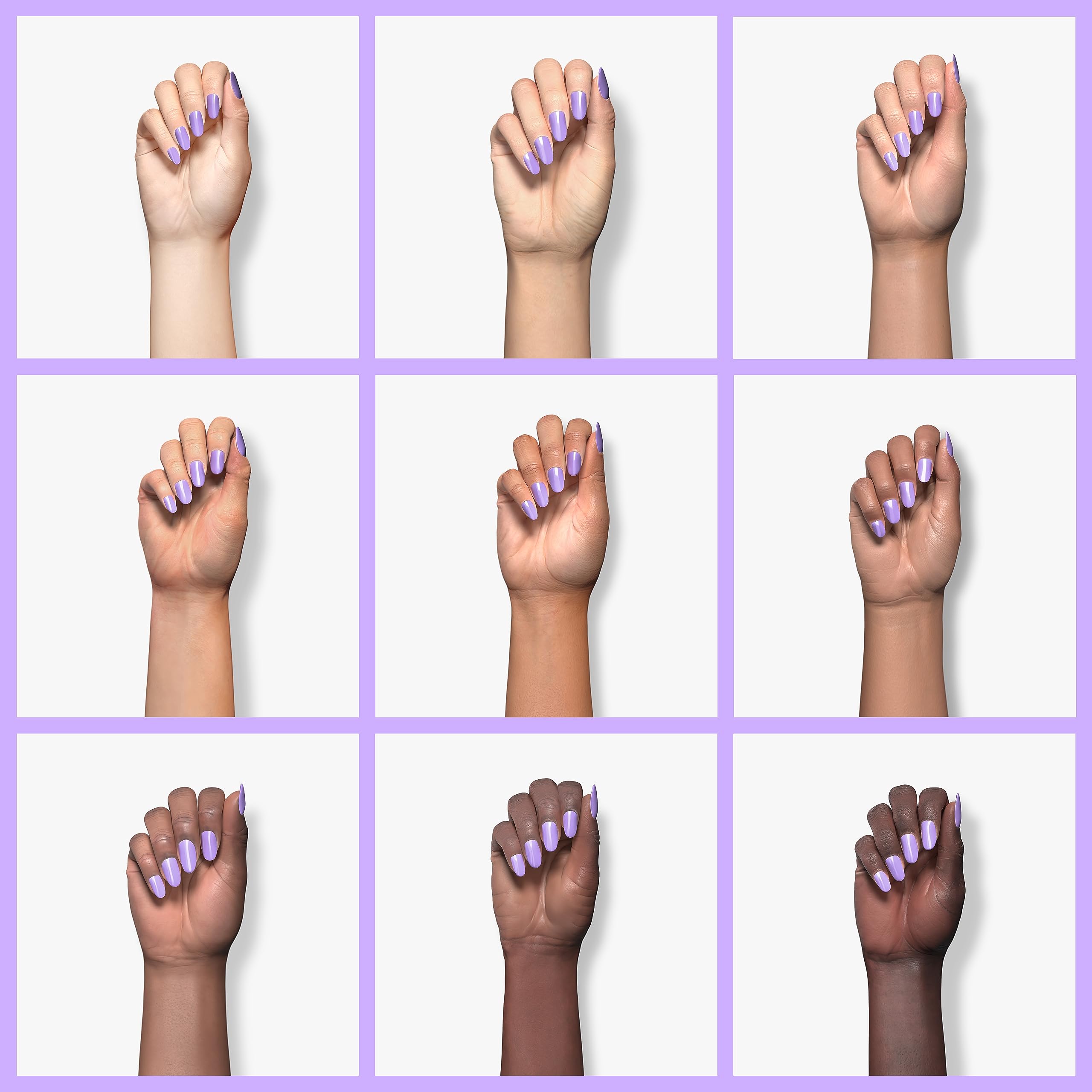 AIMEILI Shellac Soak Off UV LED Gel Nail Polish - Neon Lavender (060) 10ml