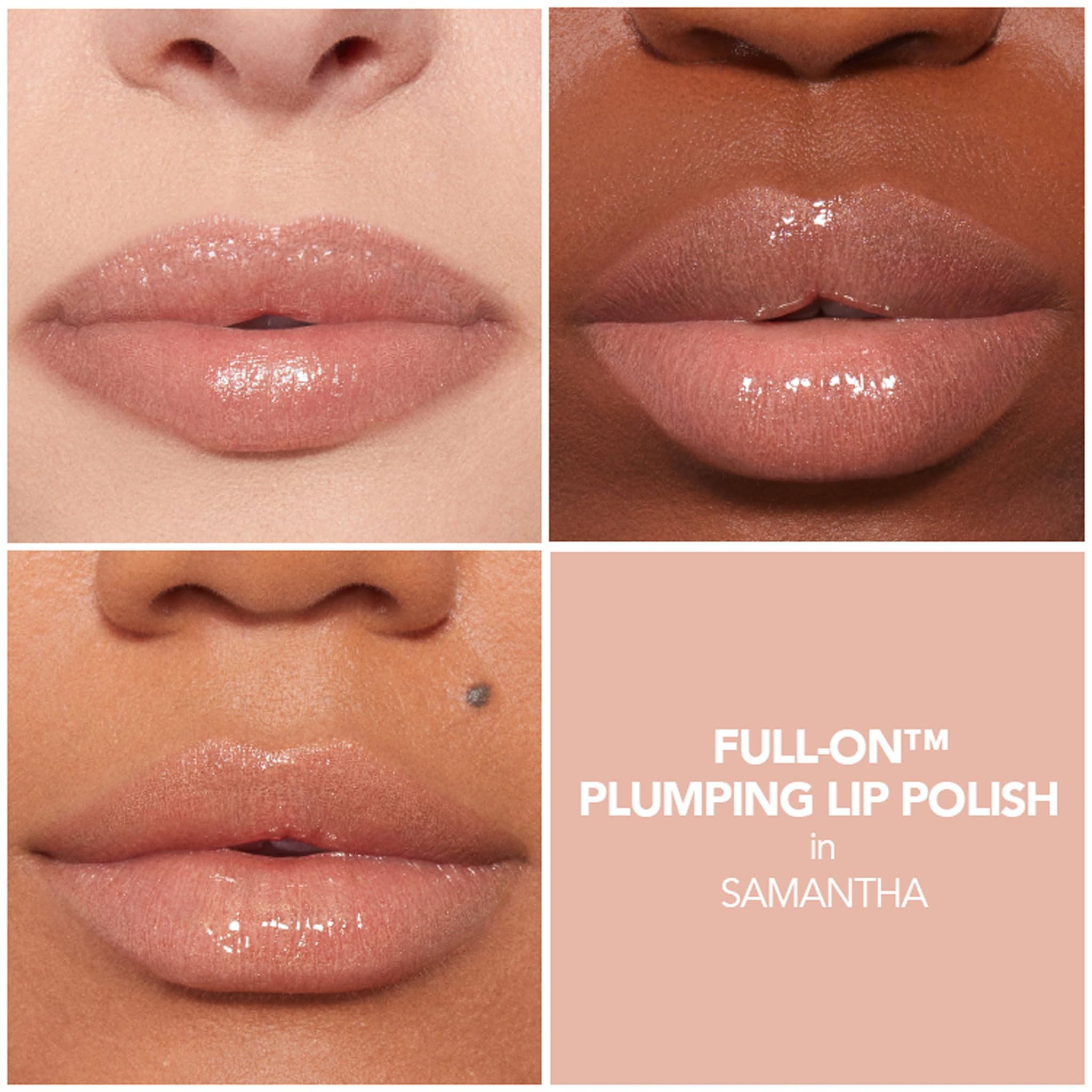 Buxom Full-On Lip Polish Samantha - Original/Light Nude Full Size