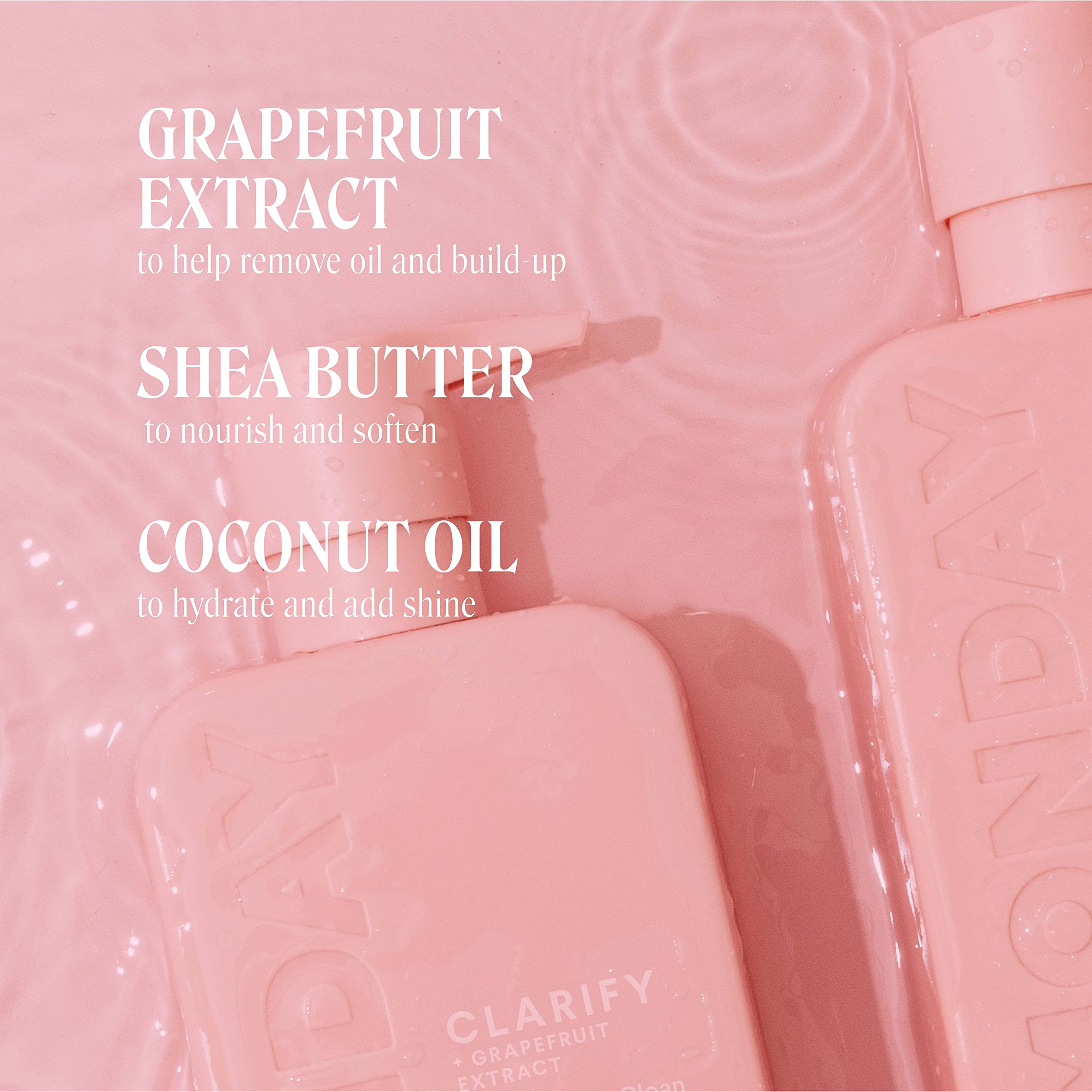 MONDAY HAIRCARE Clarify Conditioner 12 oz. (354 ML) for Oily Hair, Made with Grapefruit Extract, Coconut Oil, Shea Butter, Vitamin E and Provitamin B5