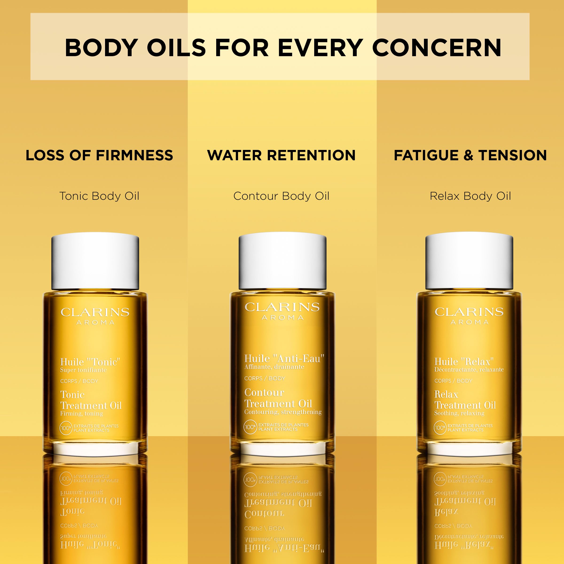 CLARINS Tonic Body Treatment Oil | Stretch Mark Pregnancy Care | Skin Elasticity Is Improved After 28 Days* | Visibly Firms and Tones | Dermatologist Tested | Natural 100% Plant Extracts