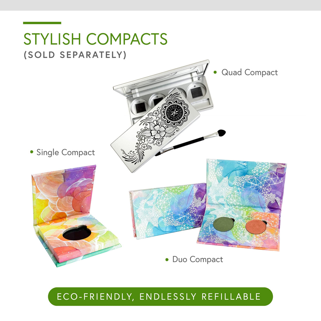 Honeybee Gardens Eye Shadow Pressed Mineral, Conspiracy, 1.3 Gram