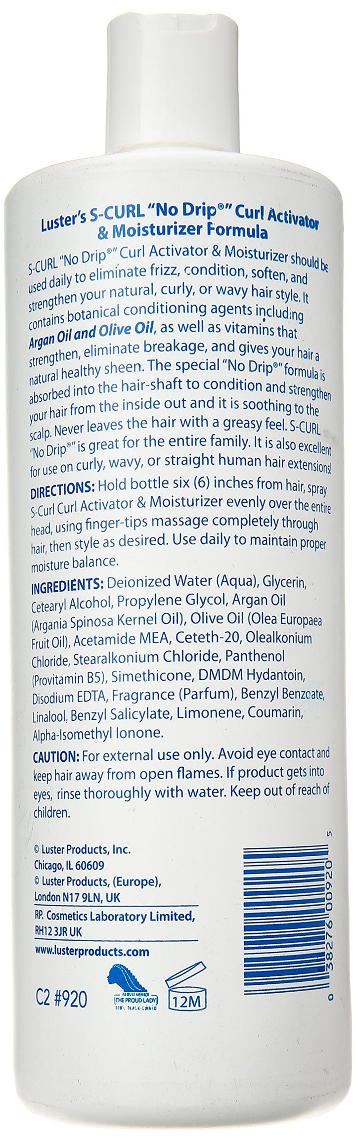Luster's Right On Curl, 32 Ounce