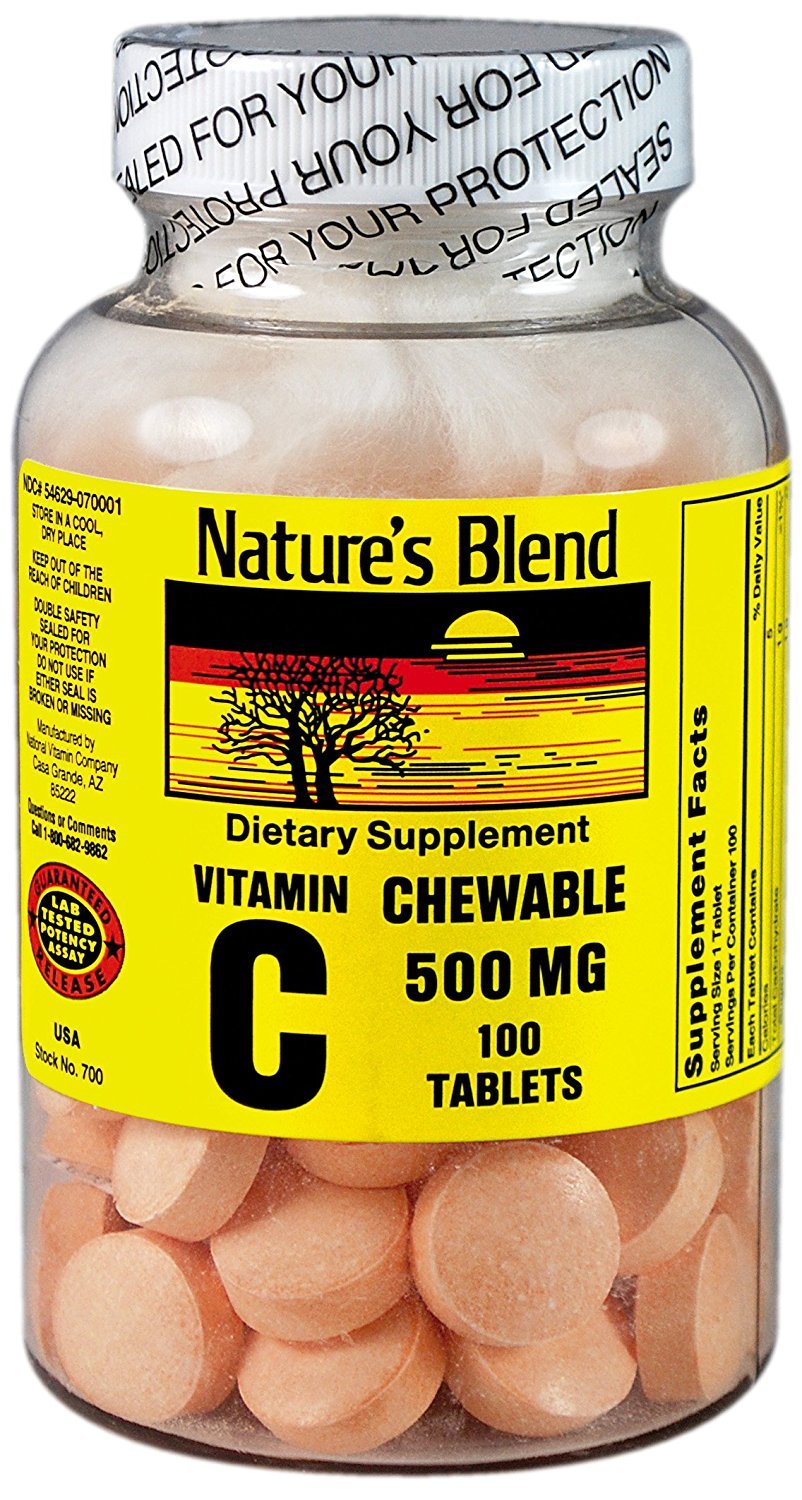 Nature's Blend - NAT B VIT C CW 500MG 100