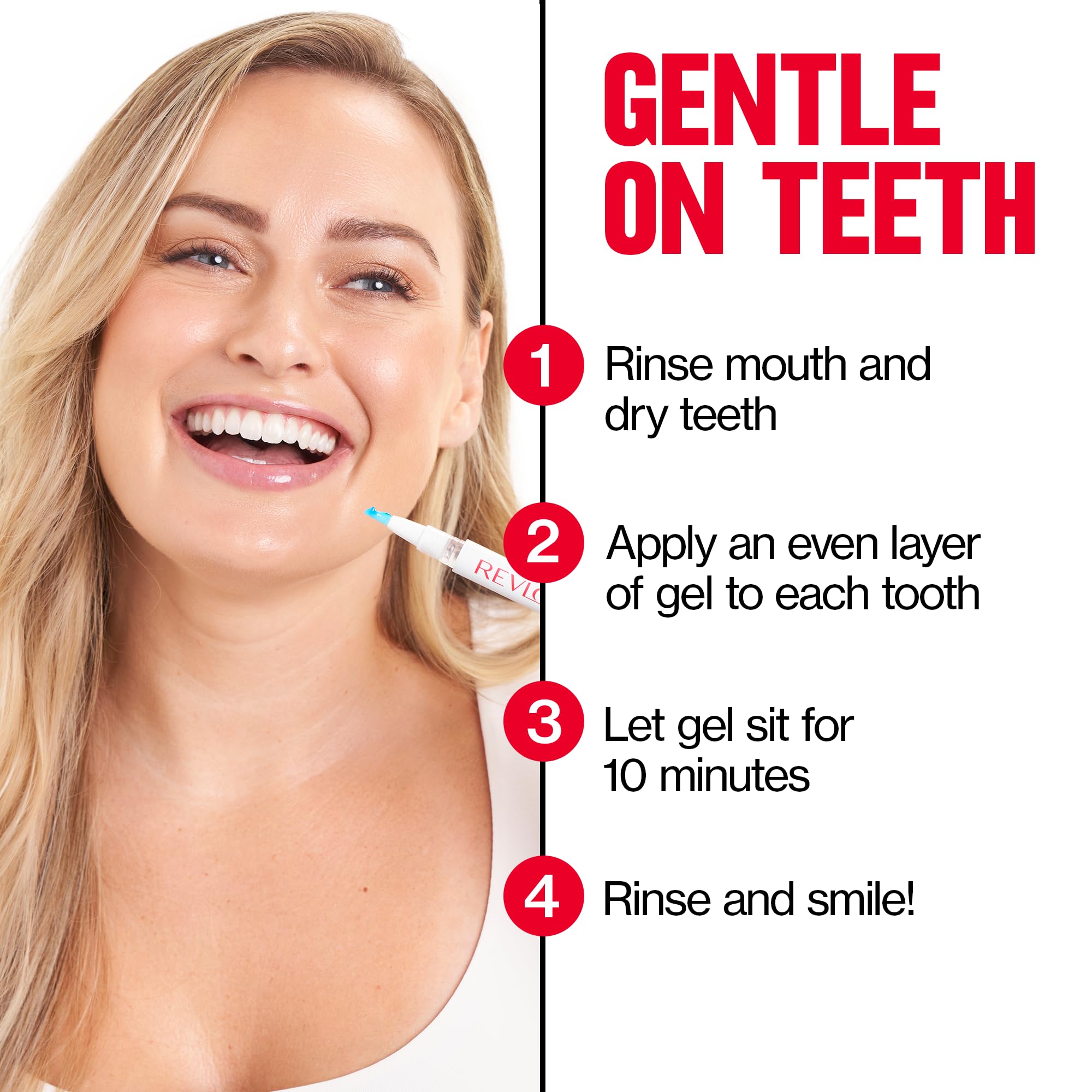 New Revlon Tooth Desensitizing Pen | Desensitizing Gel Formula, Protect Against Tooth Sensitivity | for Sensitive Smiles