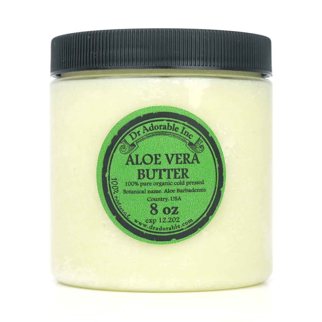 Dr Adorable - 8 oz - Aloe Vera Butter - Pure Natural Premium Organic Cold Pressed