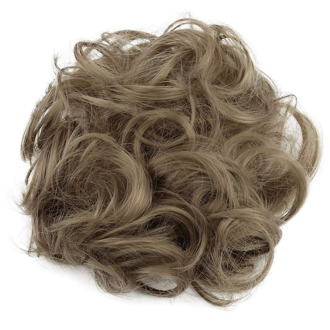 blonde 103 : PRETTYSHOP Scrunchie Scrunchy Bun Up Do Hair piece Hair Ribbon Ponytail Extensions Wavy Curly or Messy blonde 103