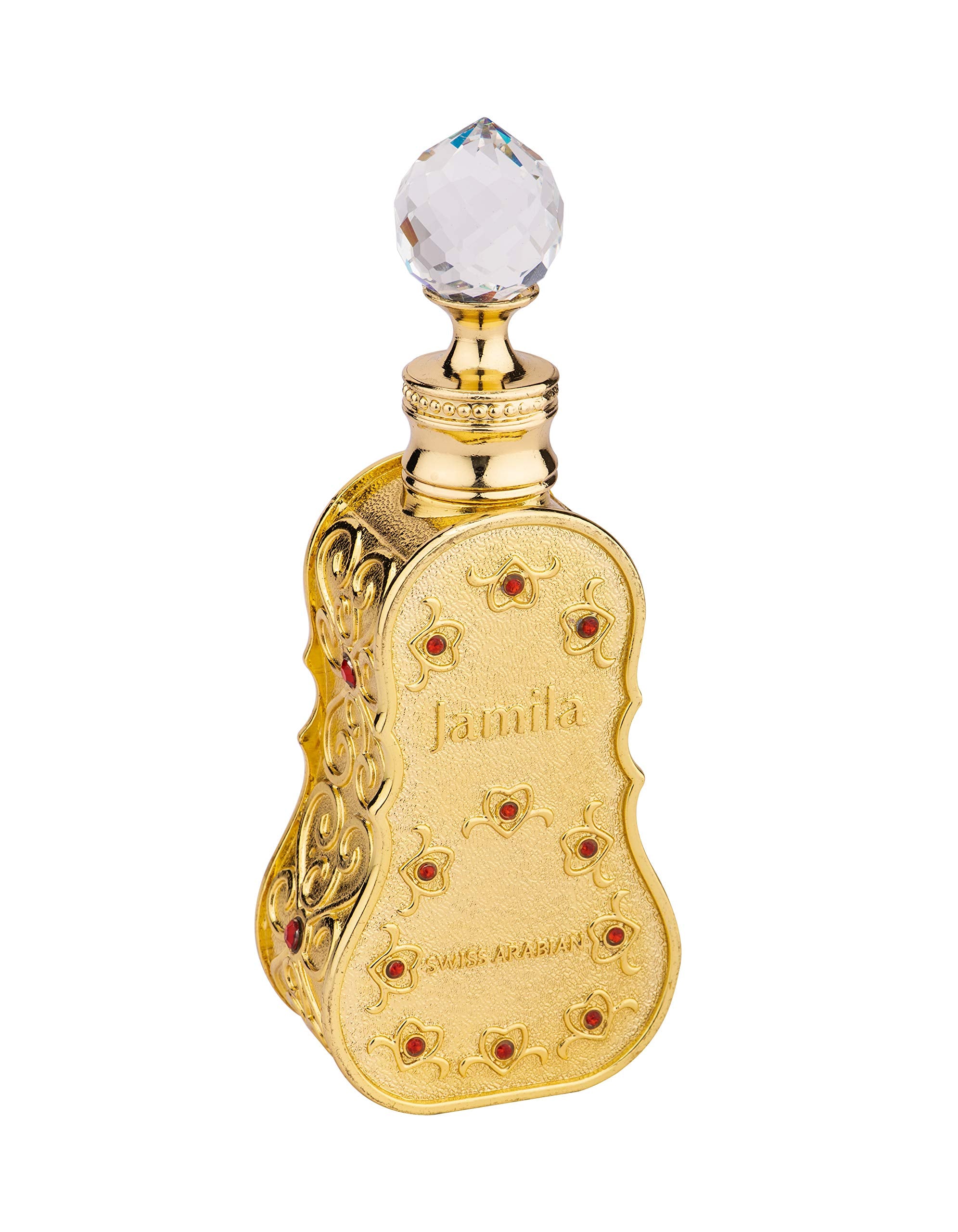 Swiss Arabian Jamila- Luxury Products From Dubai - Long Lasting And Addictive Personal Perfume Oil Fragrance - A Seductive, Signature Aroma - The Luxurious Scent Of Arabia - 0.5 Oz (Jamilia)