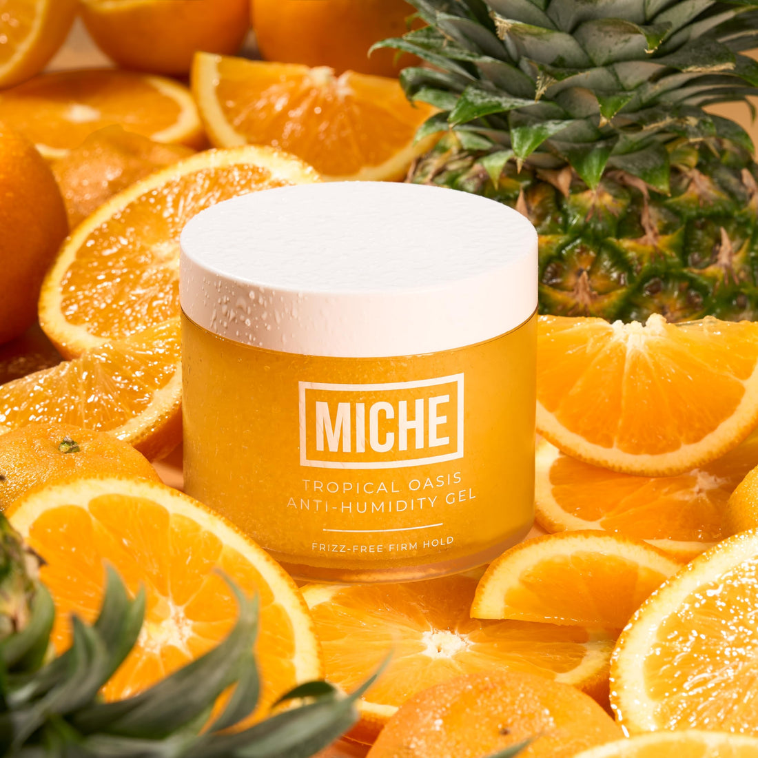 MICHE Tropical Oasis Anti-Humidity Frizz-Free Strong Hold Hair Gel 8.8 oz | For All Curl Types - Curly and Coily