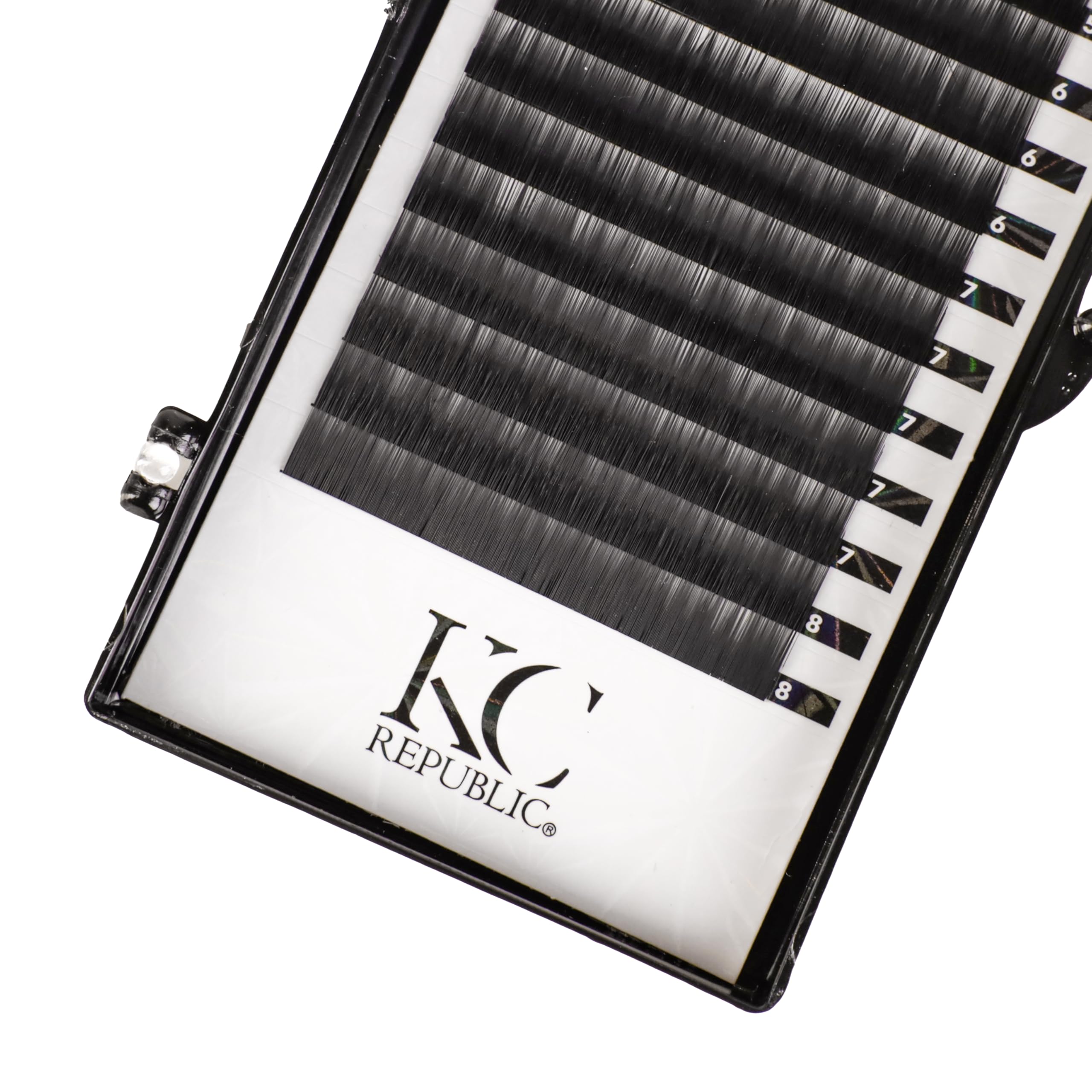 Black: Eyebrow Extensions With Eyebrow Extension Glue Clear With Mink Eyebrows In Black | Comes On Mixed Length Trays 5-8 Mm Mix By Kc Republic