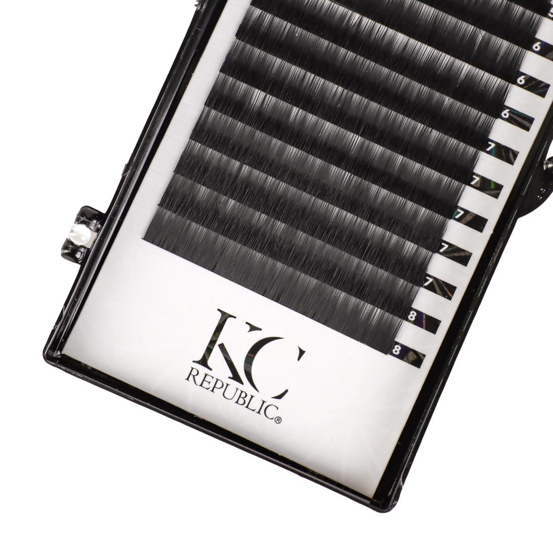 Black: Eyebrow Extensions With Eyebrow Extension Glue Clear With Mink Eyebrows In Black | Comes On Mixed Length Trays 5-8 Mm Mix By Kc Republic