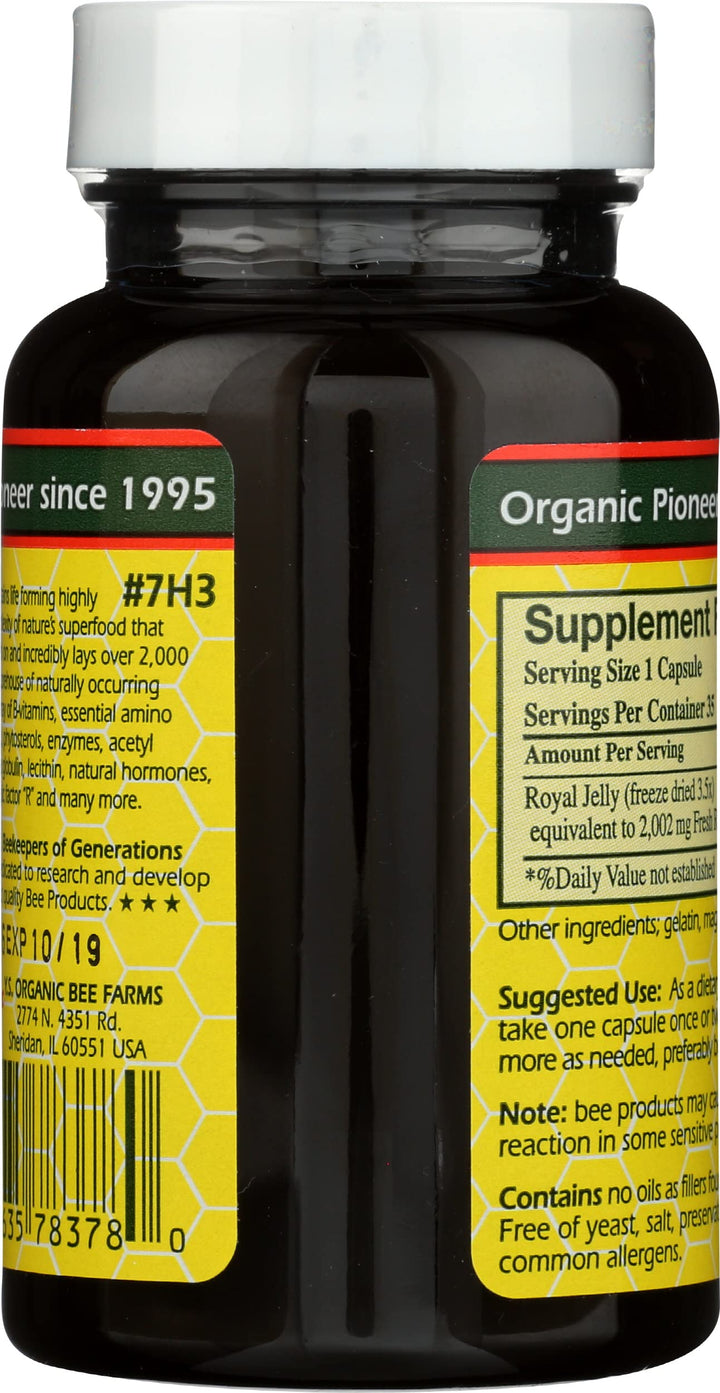 YS Royal Jelly/Honey Bee - Royal Jelly, 2000 mg, 35 capsules