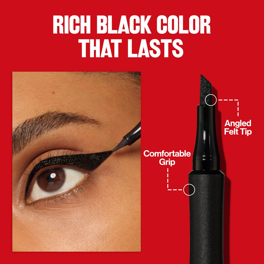 Revlon Liquid Eyeliner Pen, ColorStay Wing Line Eye Makeup, Waterproof, Smudge-proof, Longwearing with Angled Felt Tip, Wing Line