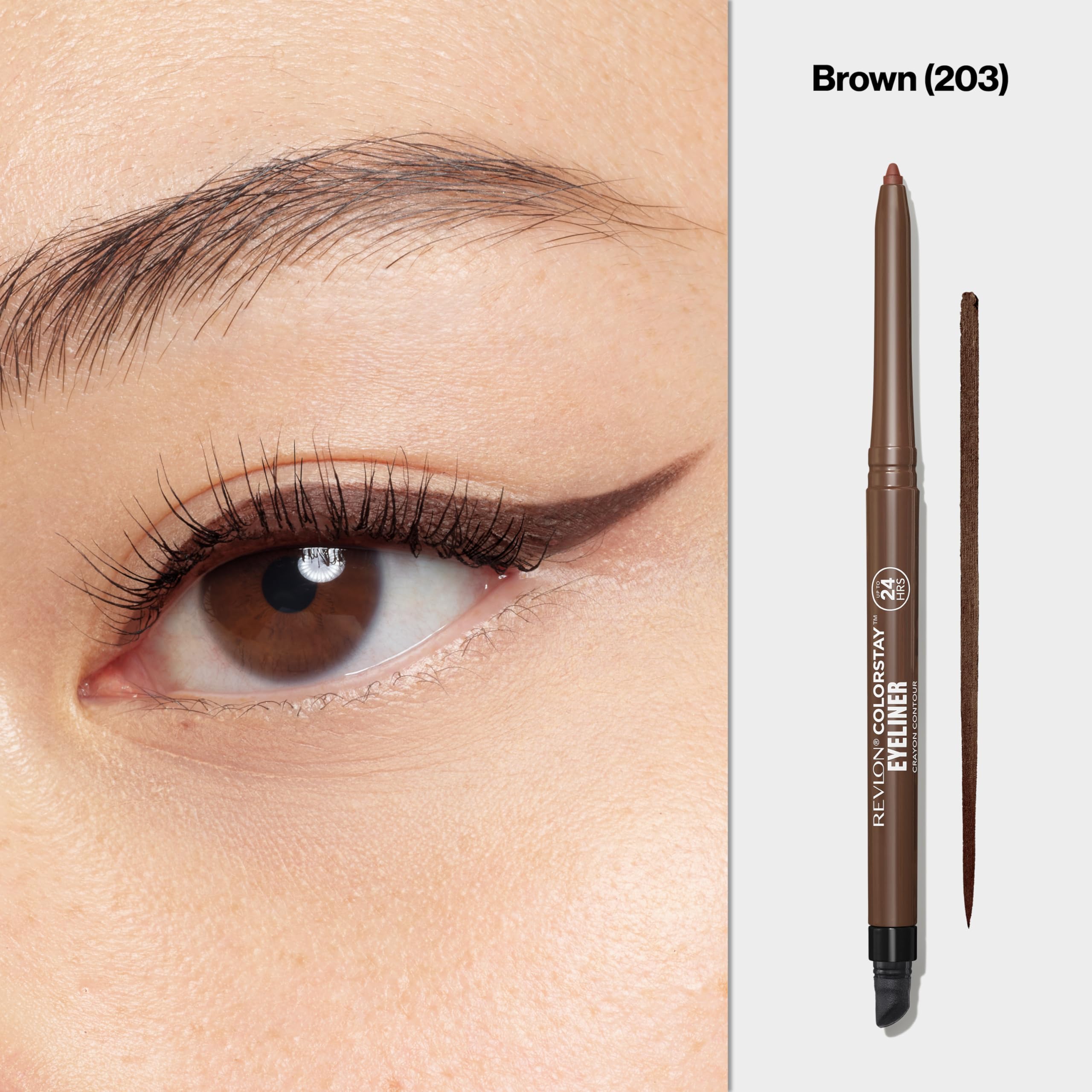 Revlon ColorStay Matte Eyeliner Pencil, Brown
